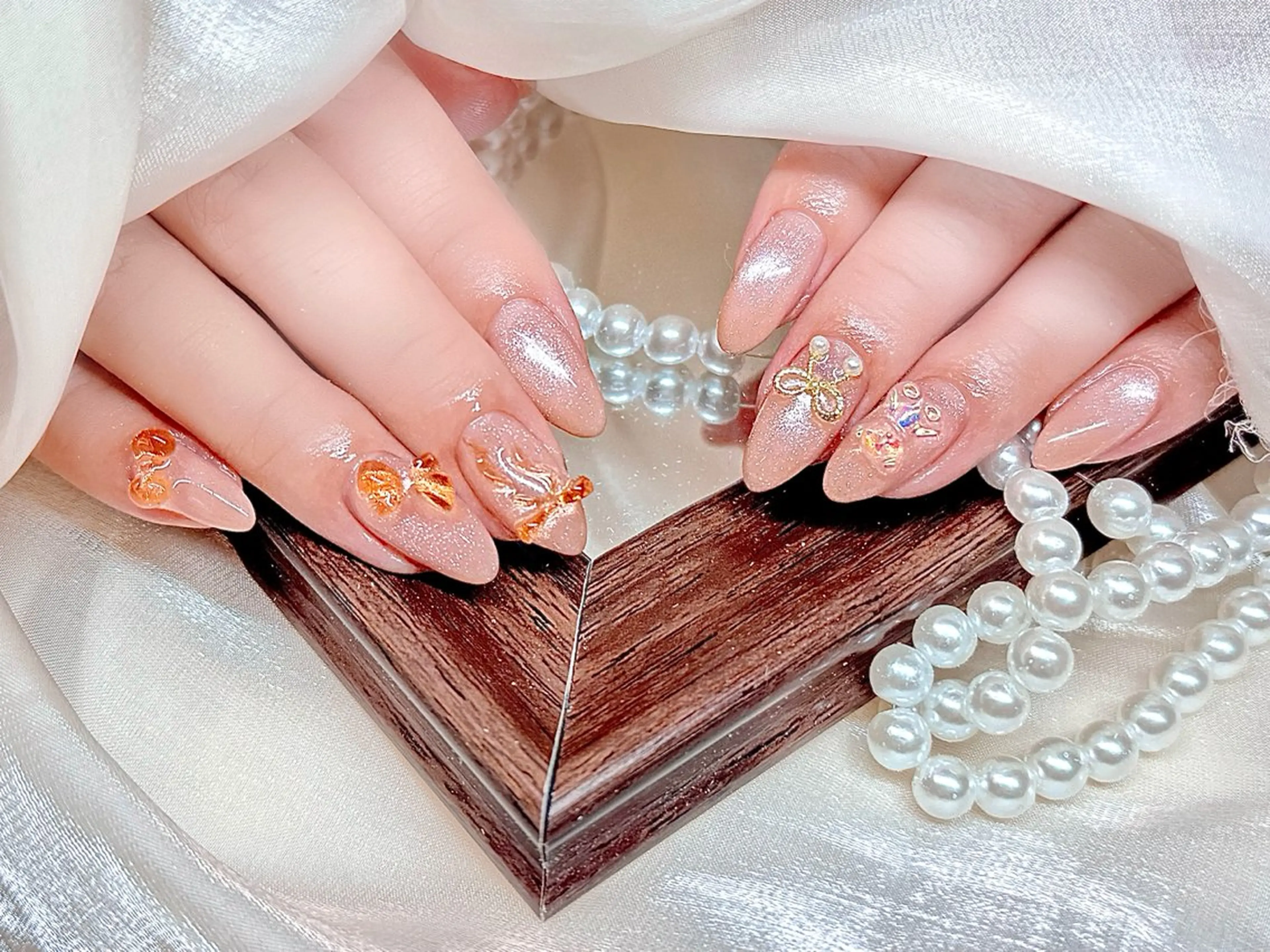 カラー ハンドネイル Saphiraネイル サロン錦糸町のネイルデザイン