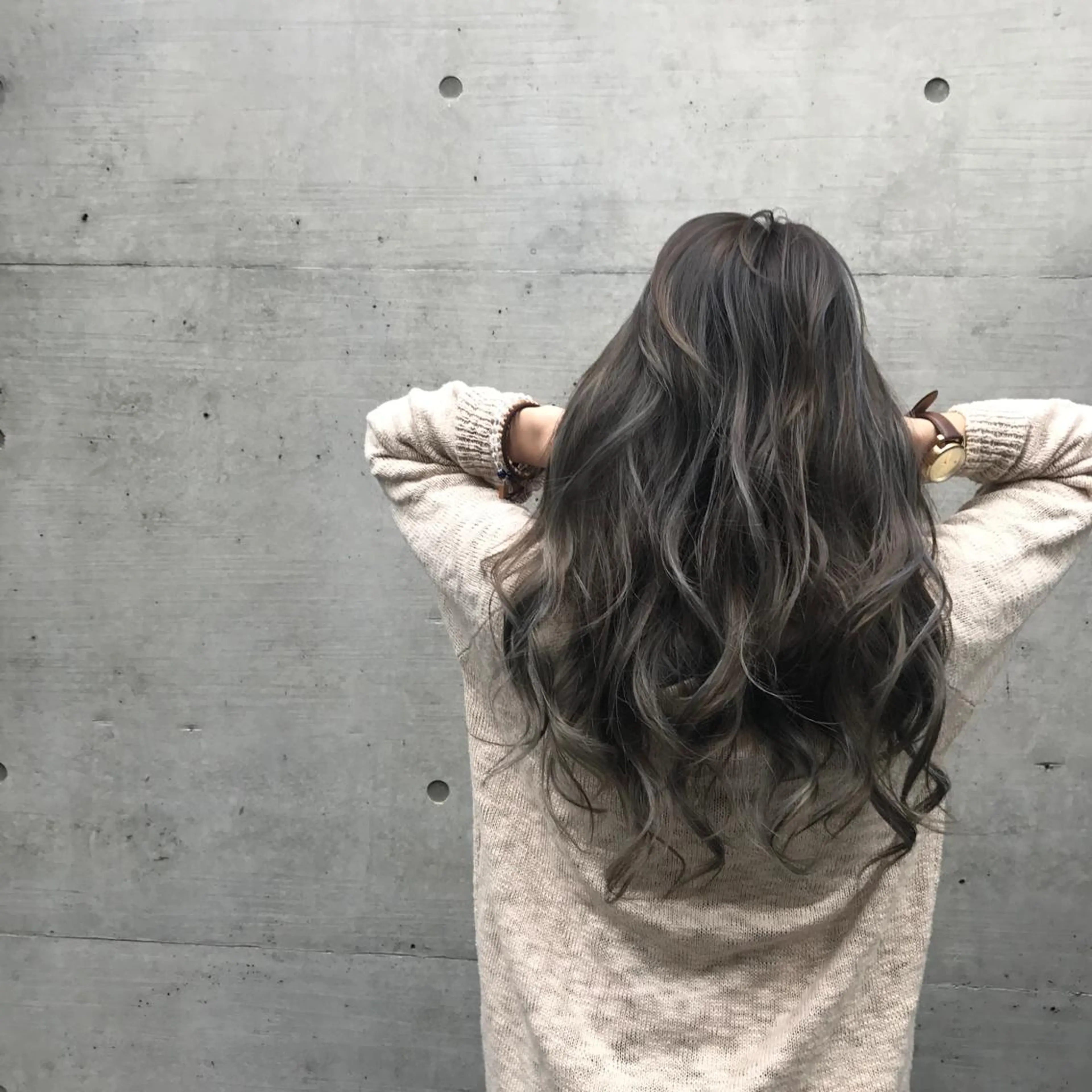 ⭐️全体カラー&外人風ブラインドハイライトの写真