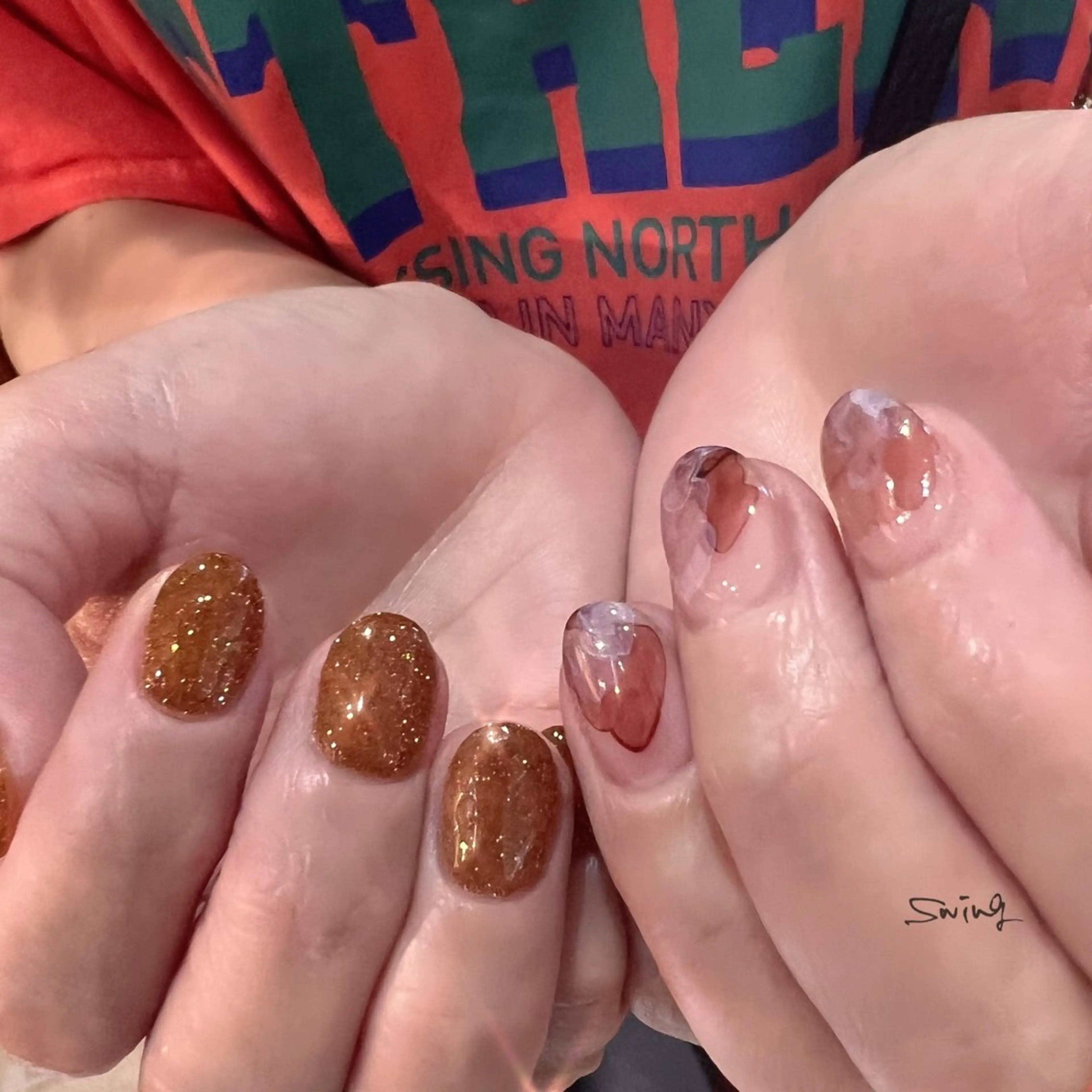 ネイル フラッシュネイル SWING Nail Salon所属・Yoshida Takakoのネイルデザイン