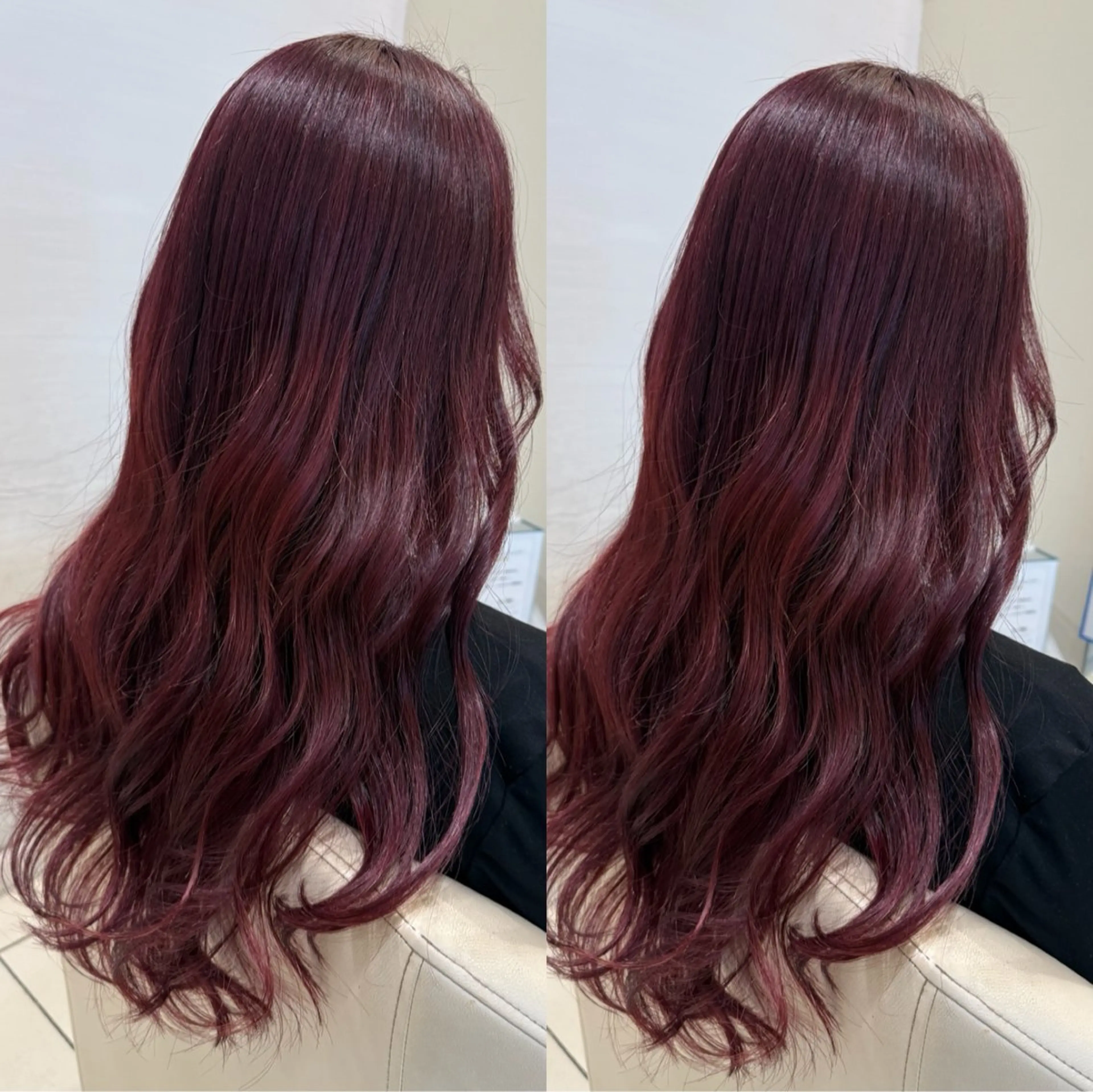 ロング カラー ヘアカラー 海希/ブリーチ透明カ ラー/レイヤーカットのヘアスタイル