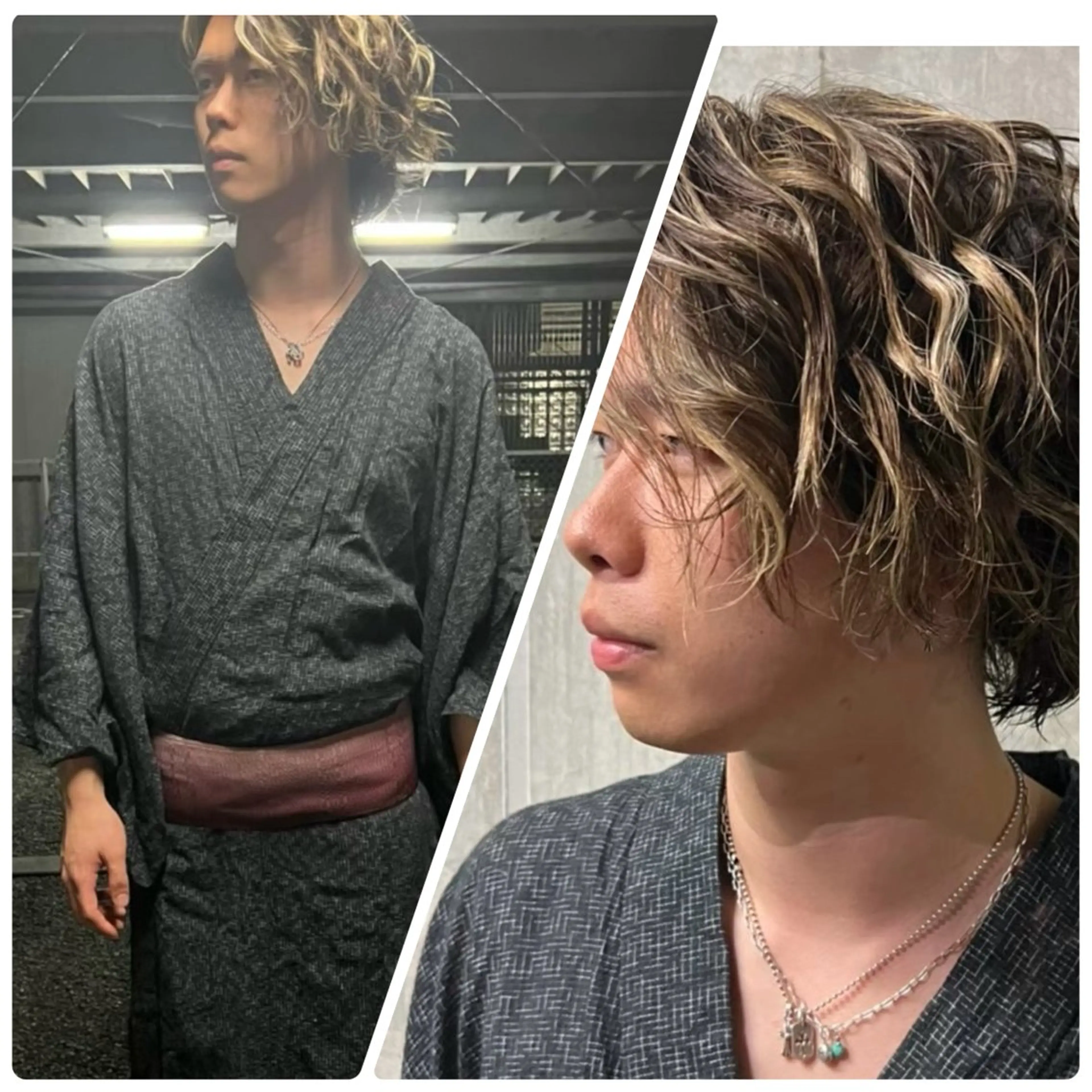 メンズ フェザーパーマ🌙 毛流れ yuzukiのヘアスタイル