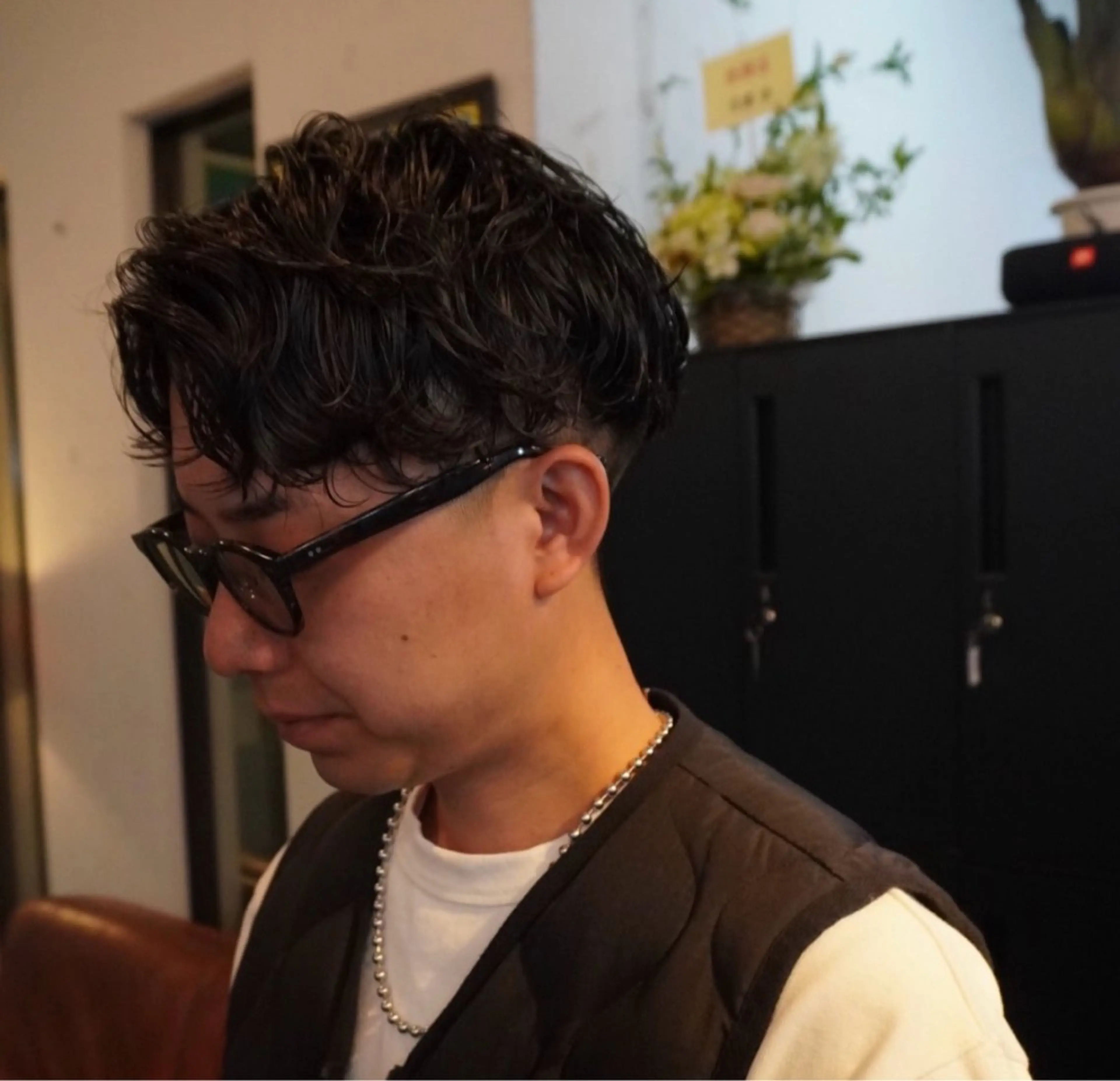 パーマ メンズ カット パーマ HRABRA ゆづきのヘアスタイル