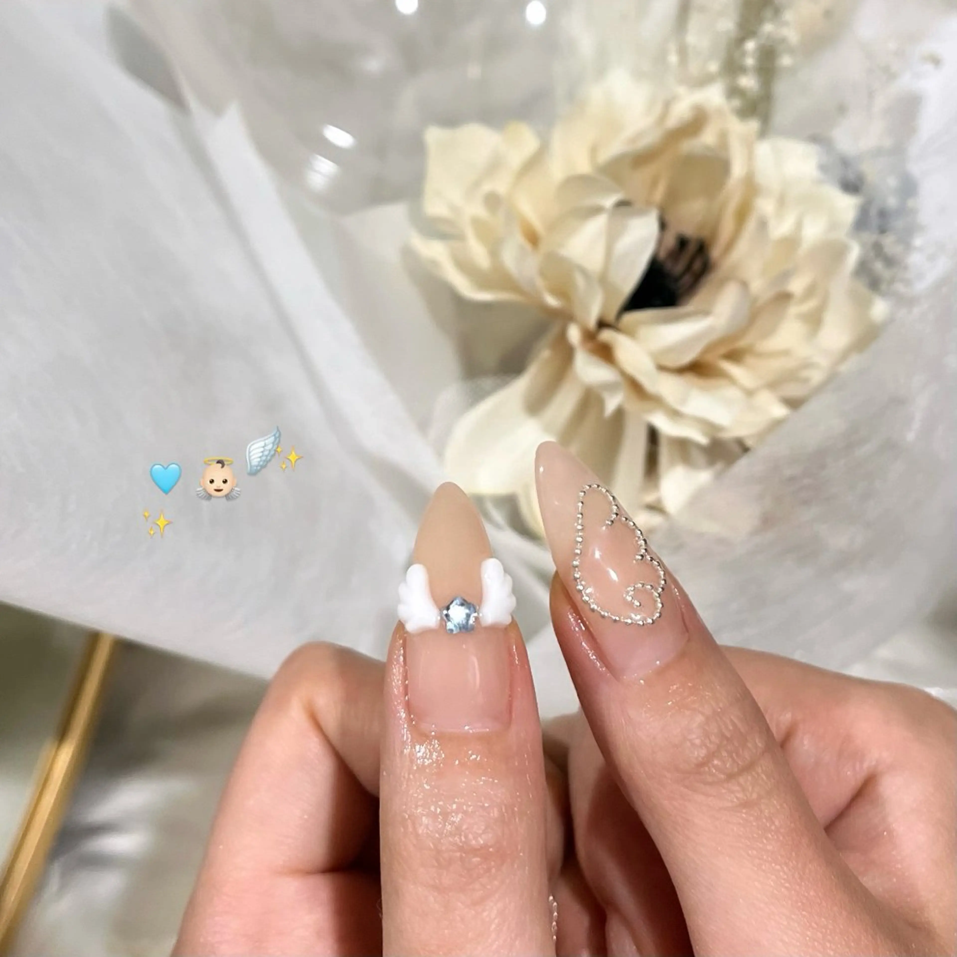 ネイル ハンドネイル Blanche mimi.u_aのネイルデザイン