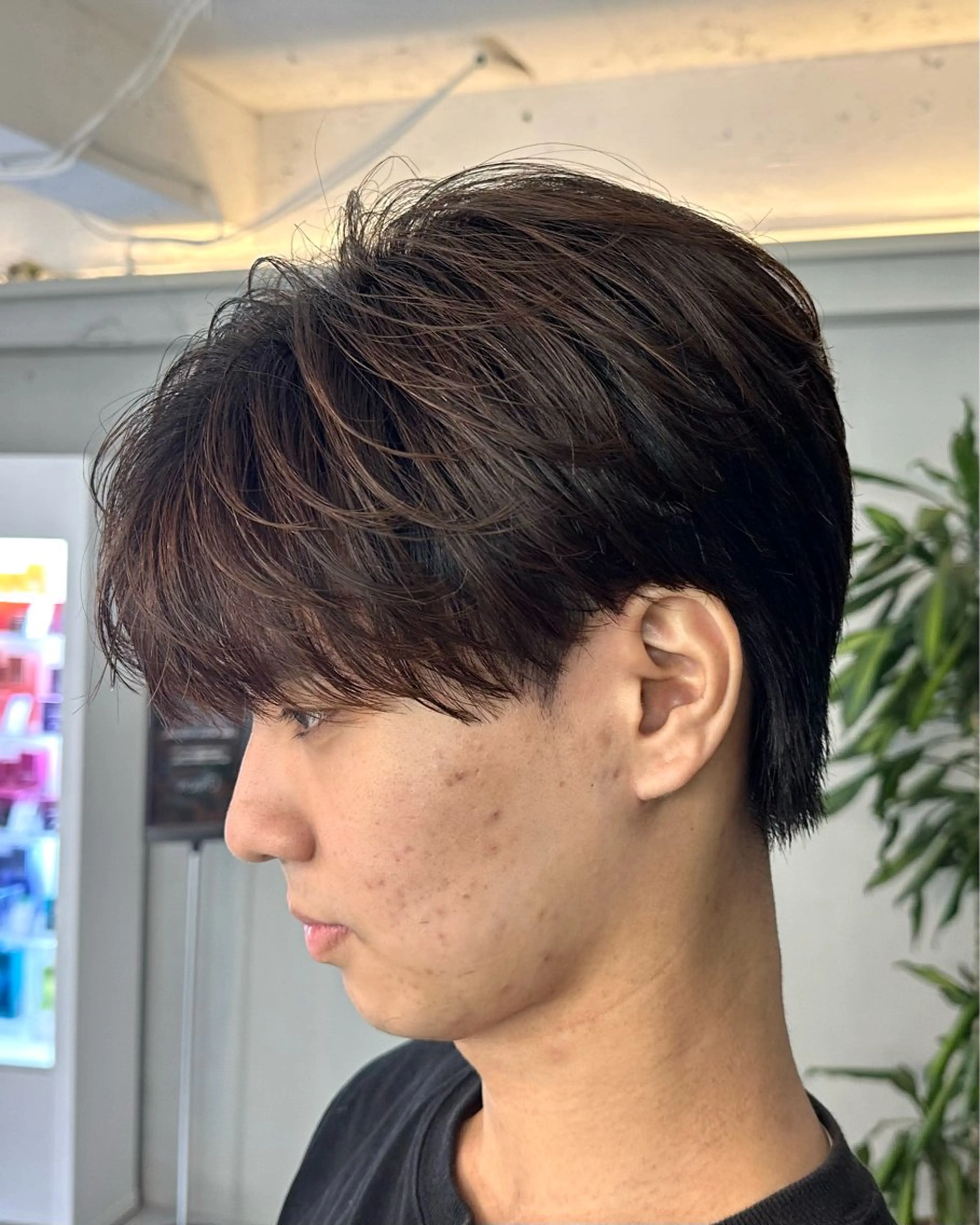ショート パーマ メンズ メンズパーマ ニュアンスパーマ カット 渋谷/メンズ専門 美容師🍚ふみやのヘアスタイル