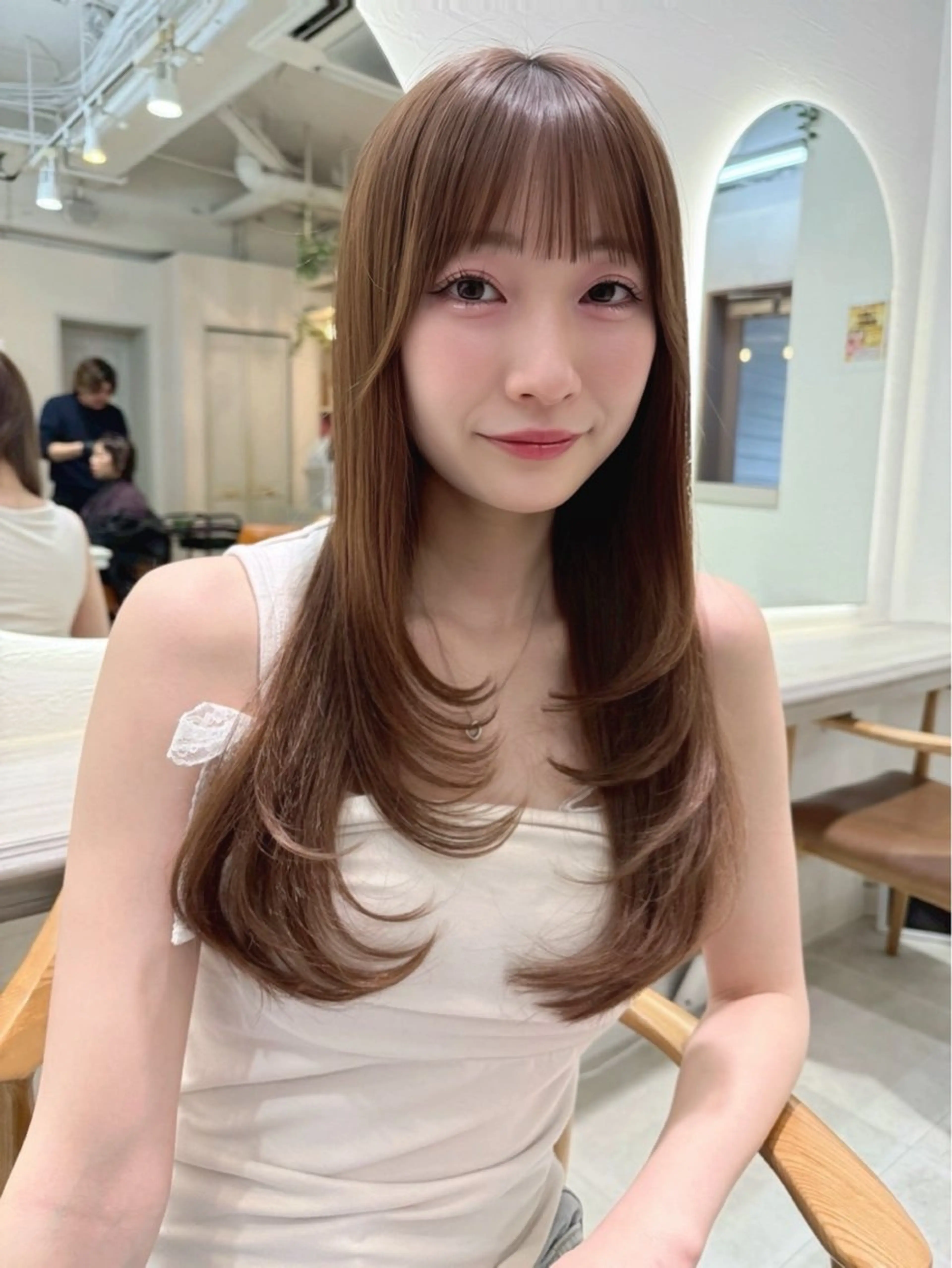 ロング 小林 美月  透明感カラーのヘアスタイル