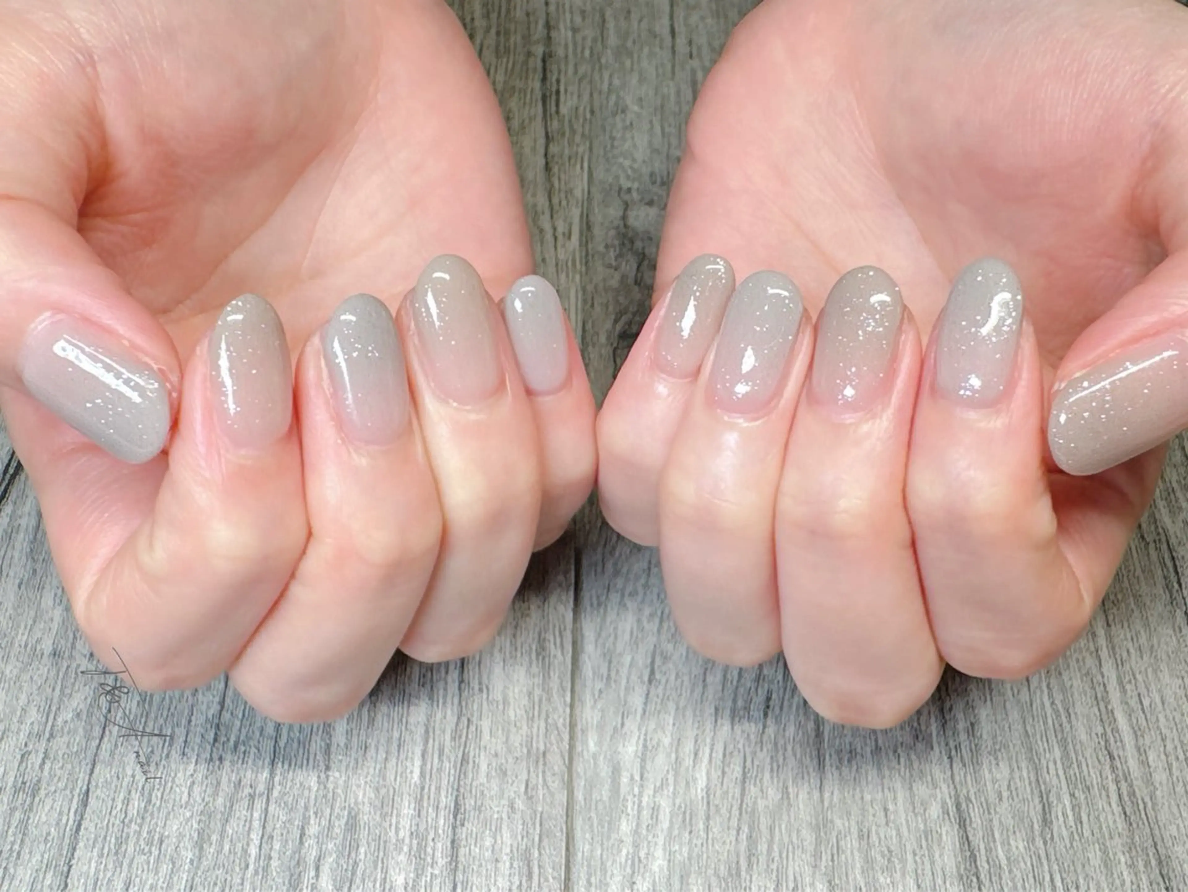 ネイル ジェルネイル グラデーション オフィスネイル スカルプネイル シンプルネイル T&A nailのネイルデザイン