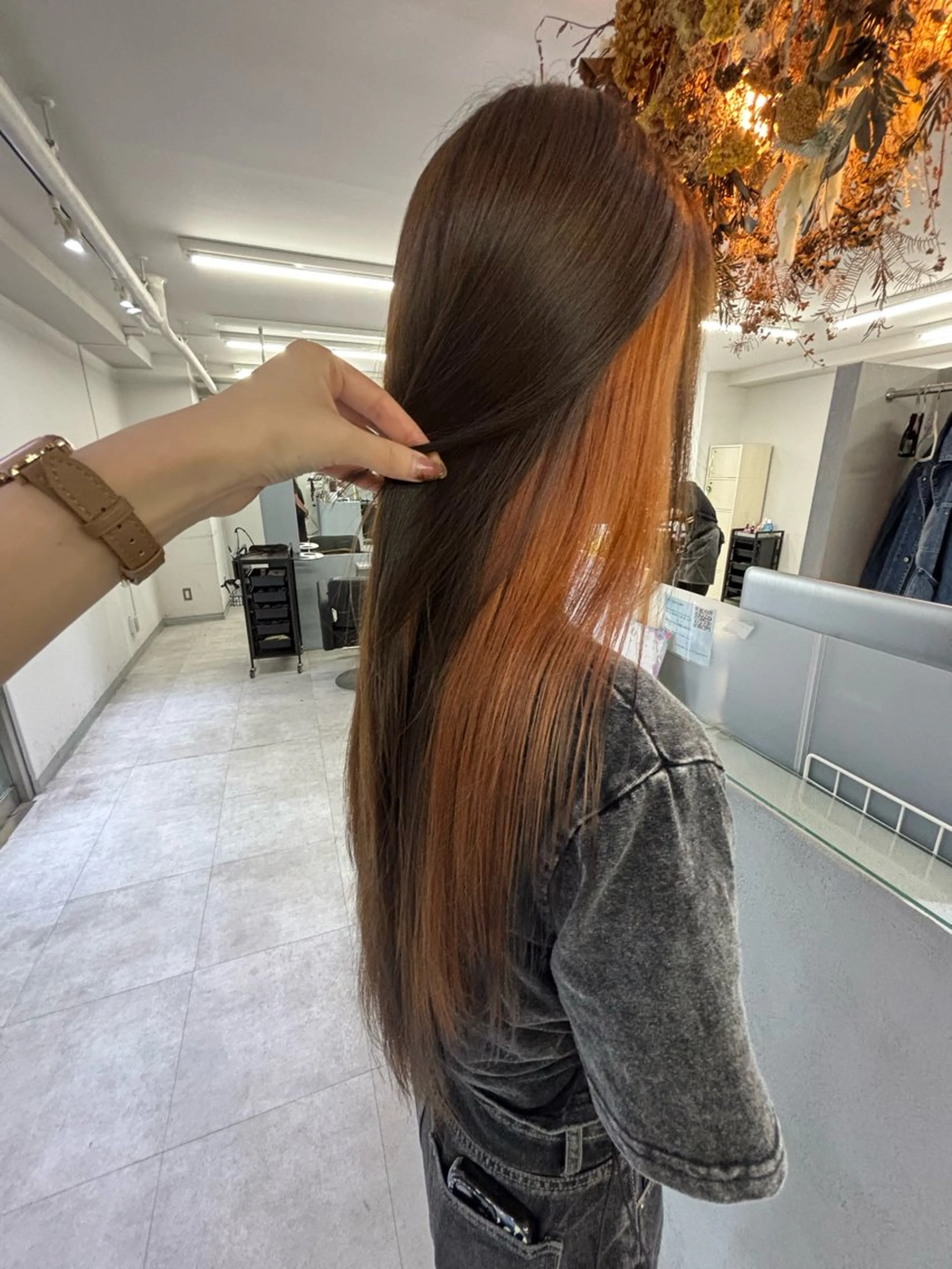 カラー 透明感♡くすみカラー shiori/小岩のヘアスタイル