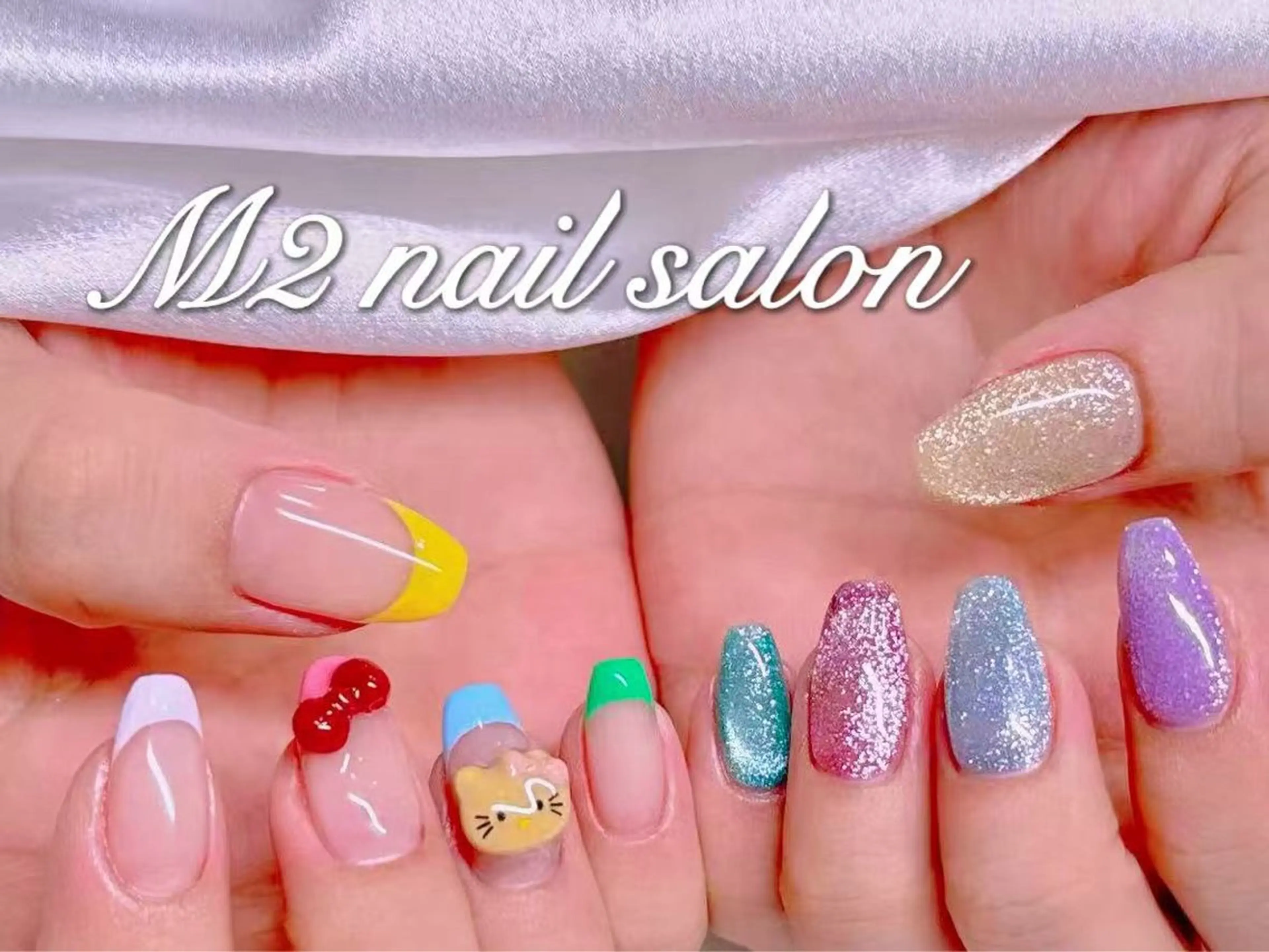 ネイル ハンドネイル 長さだし専門店 M2　rikaのネイルデザイン