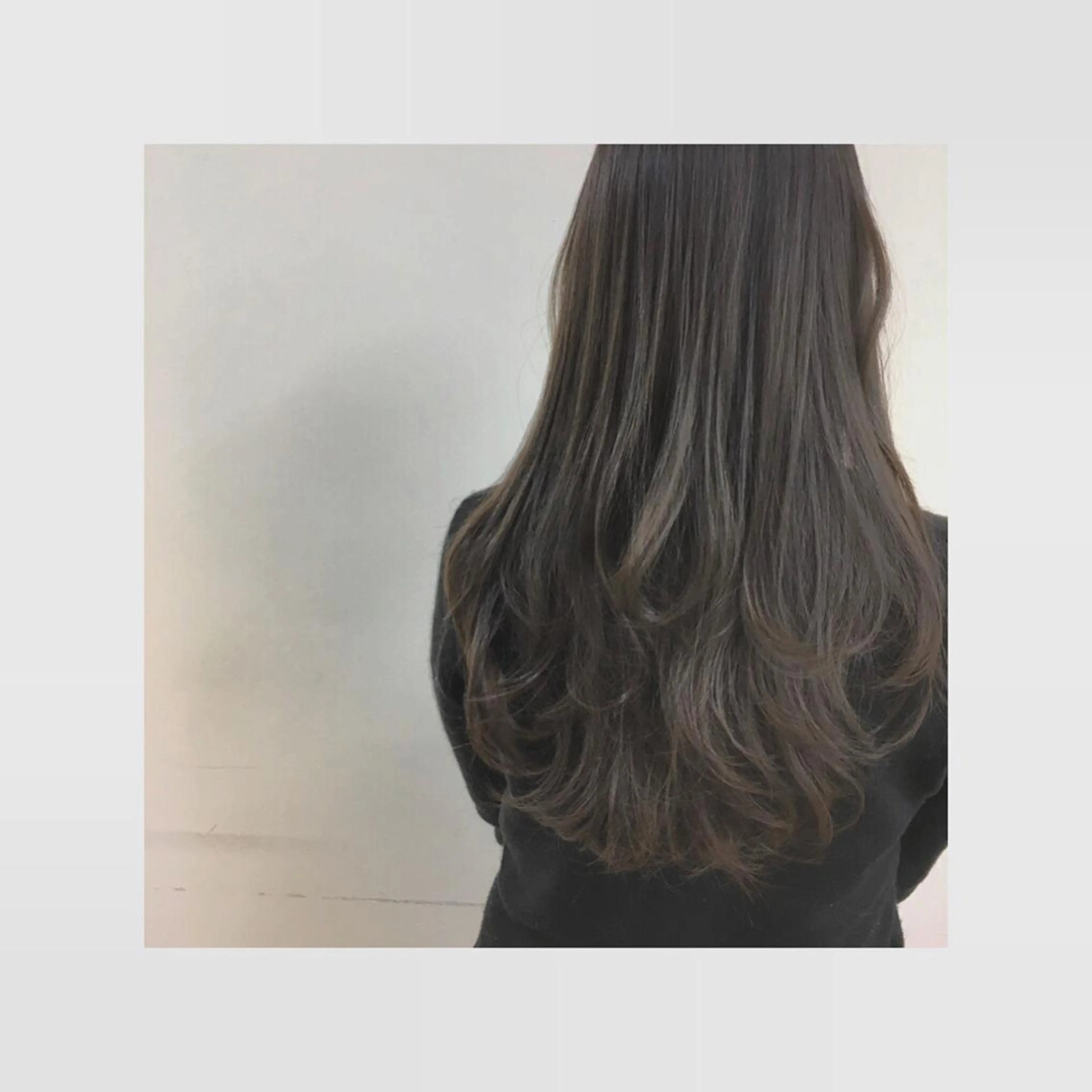 ロング タナカ タクヤのヘアスタイル