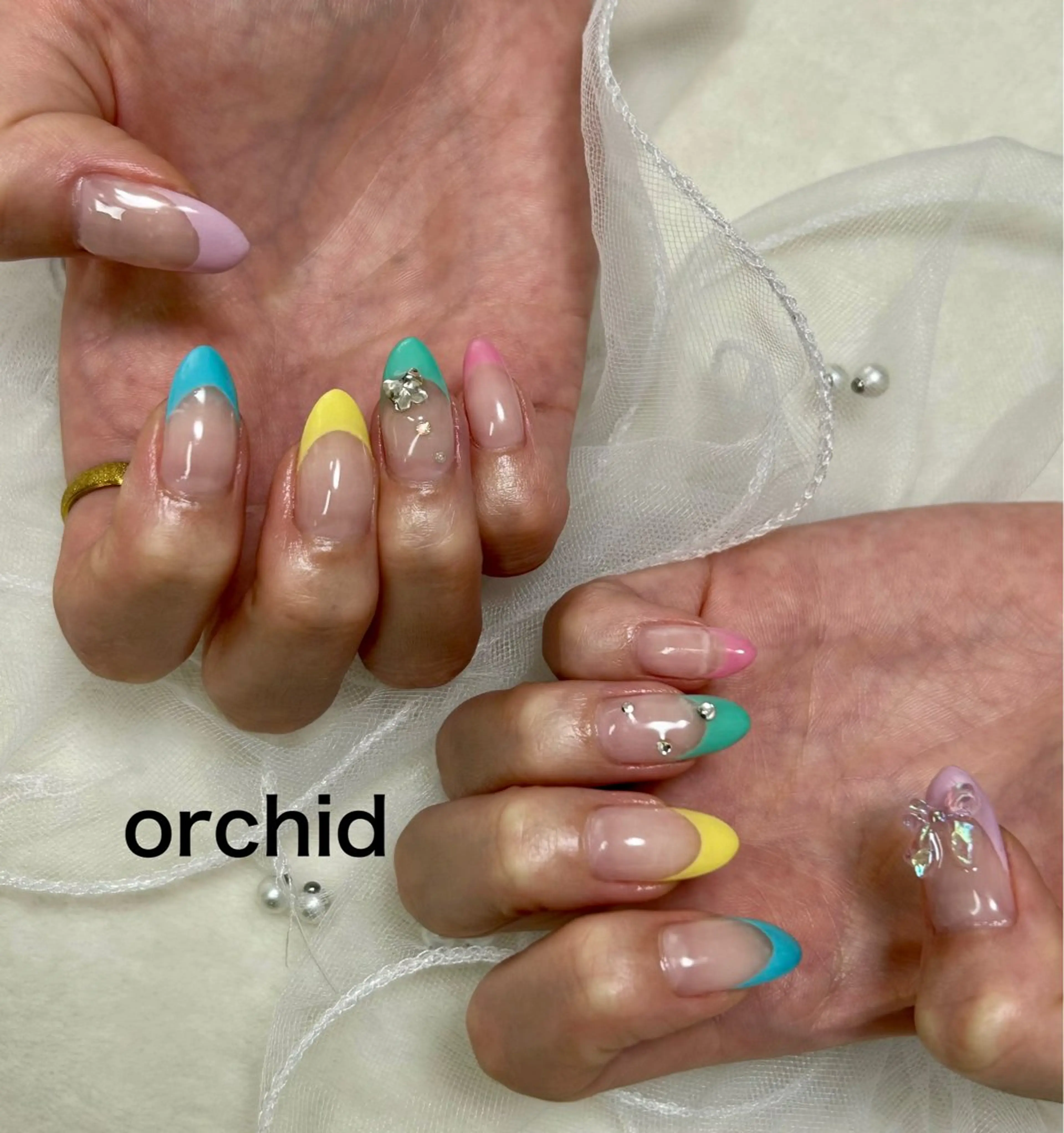 ネイル orchid ♡オーキッドのネイルデザイン