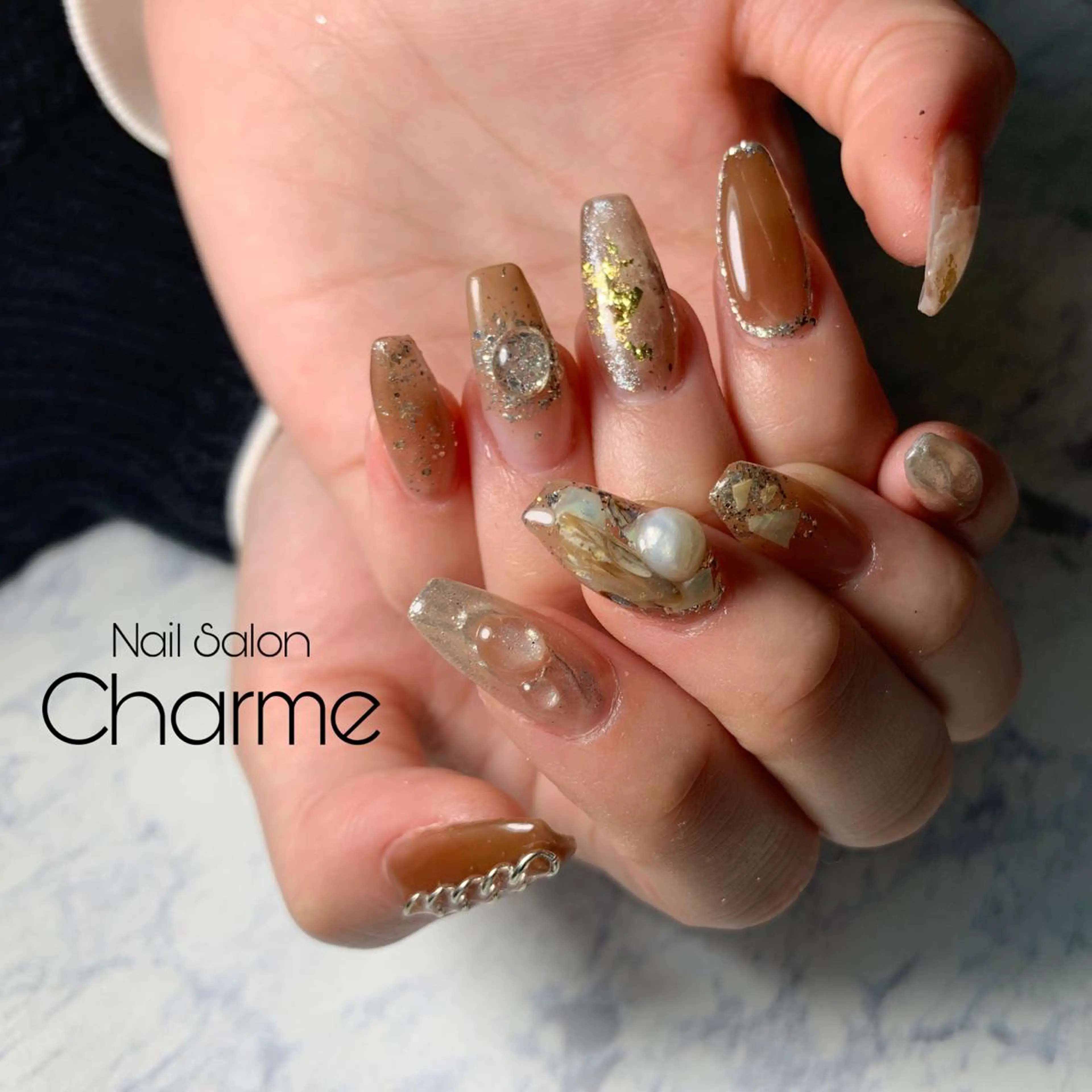 ネイル NailSalon Charmeのネイルデザイン