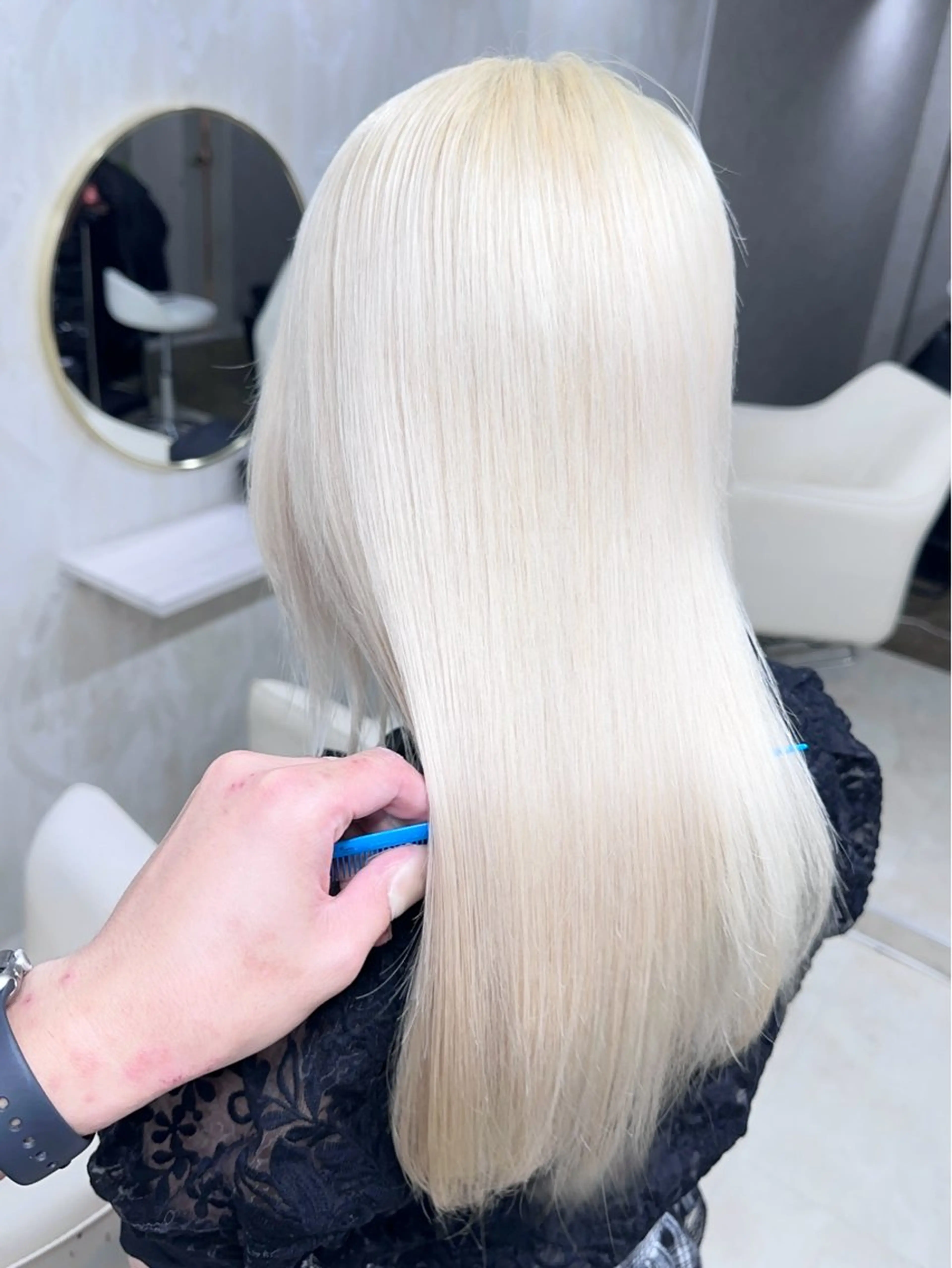 ロング ブリーチ指名🥇/ ボブ/HISAKIのヘアスタイル