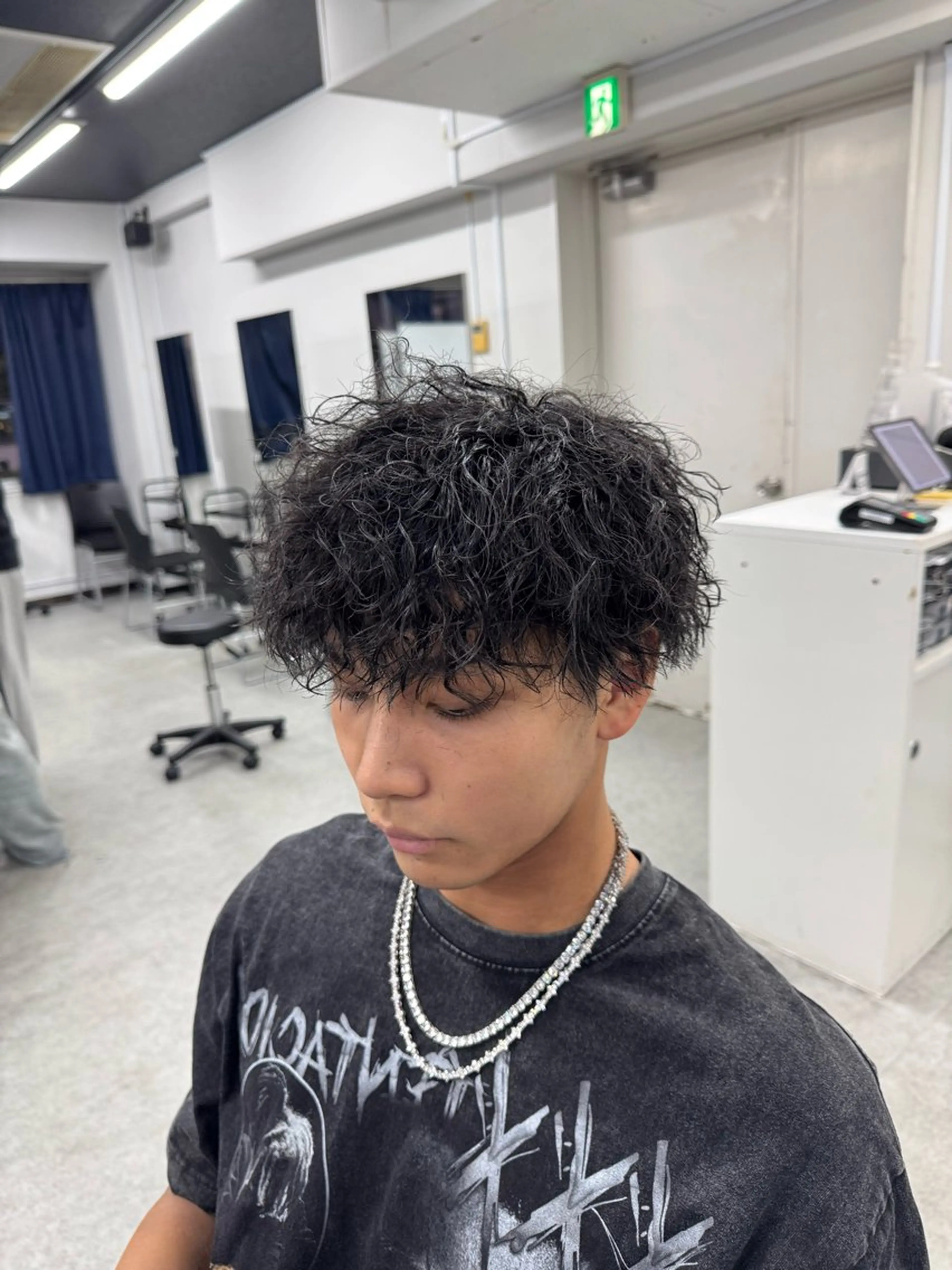 パーマ メンズ カット パーマ パーマ特化/ MANARUのヘアスタイル