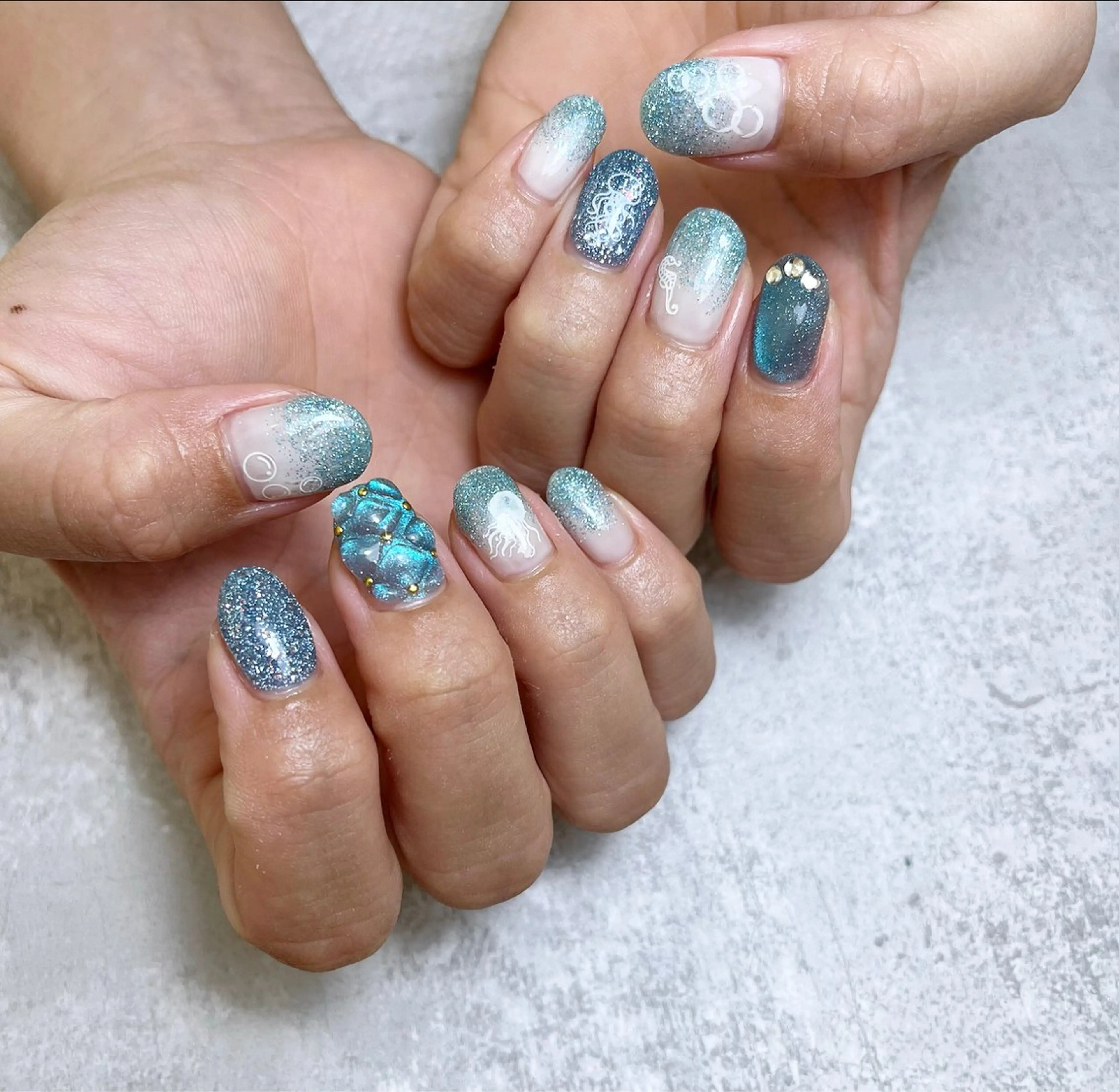 ネイル 夏ネイル #Amin nail salonのネイルデザイン