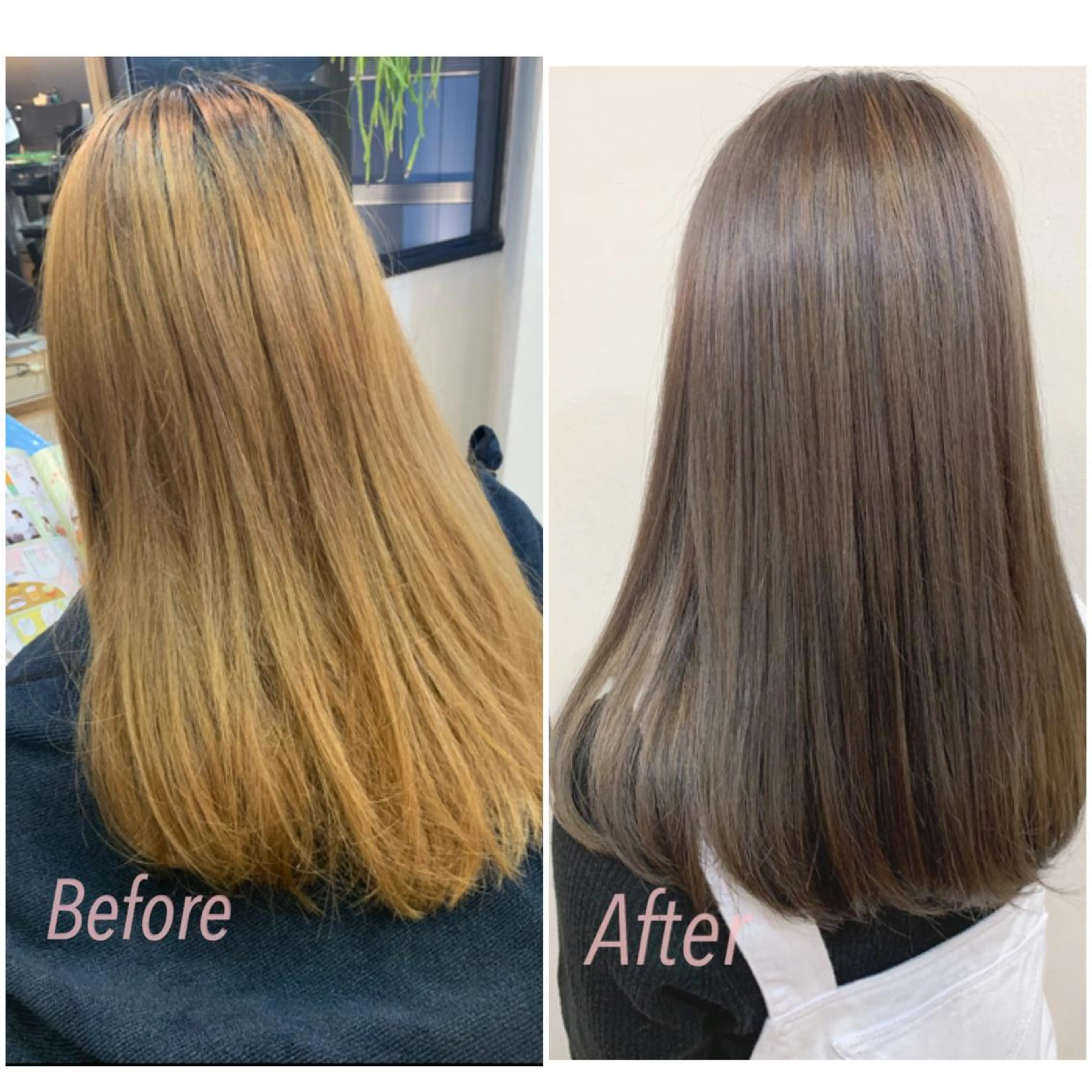 セミロング レイヤーカット、 大人可愛い　中村美羅のヘアスタイル