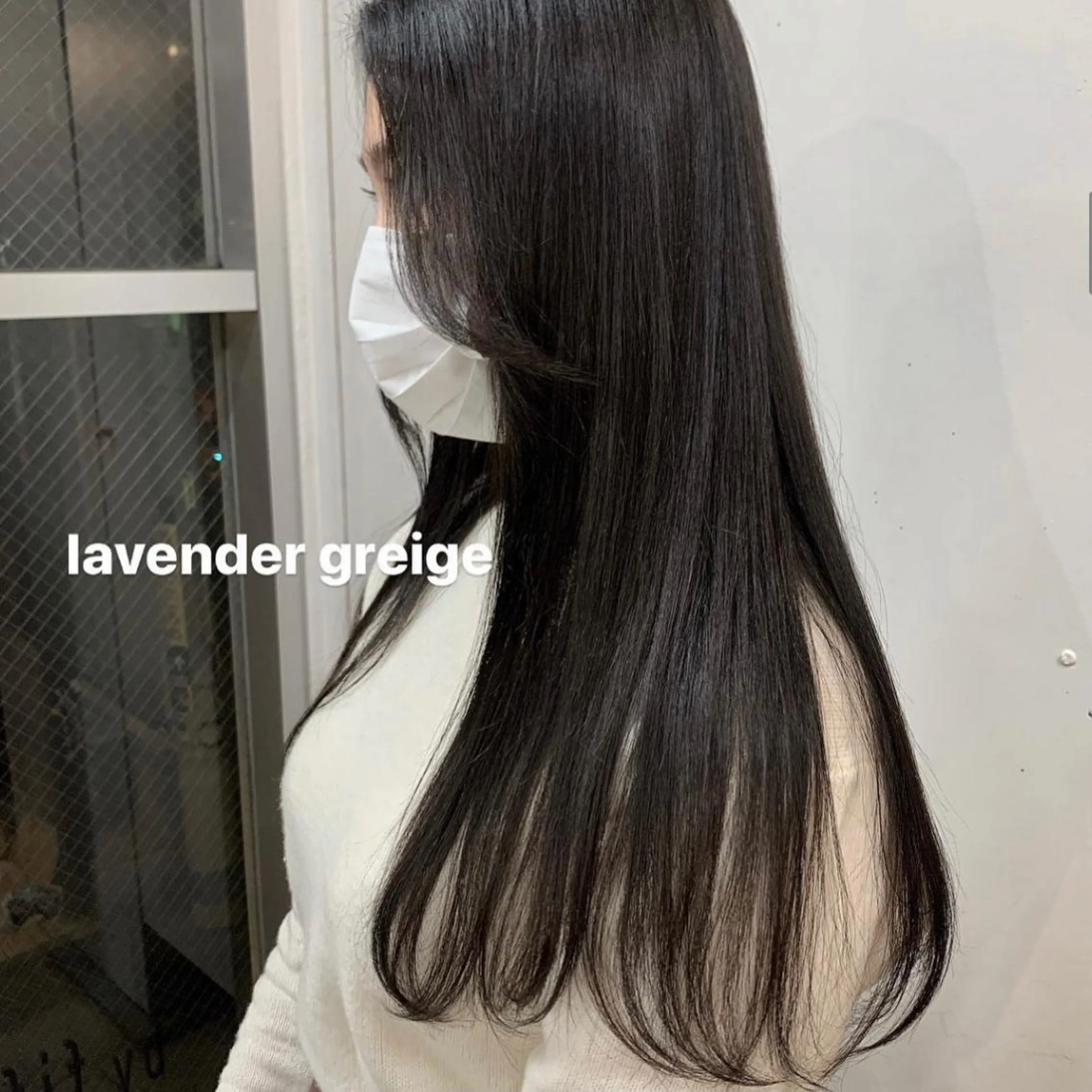 ロング センターパート／マッ シュ／パーマ　あさみのヘアスタイル