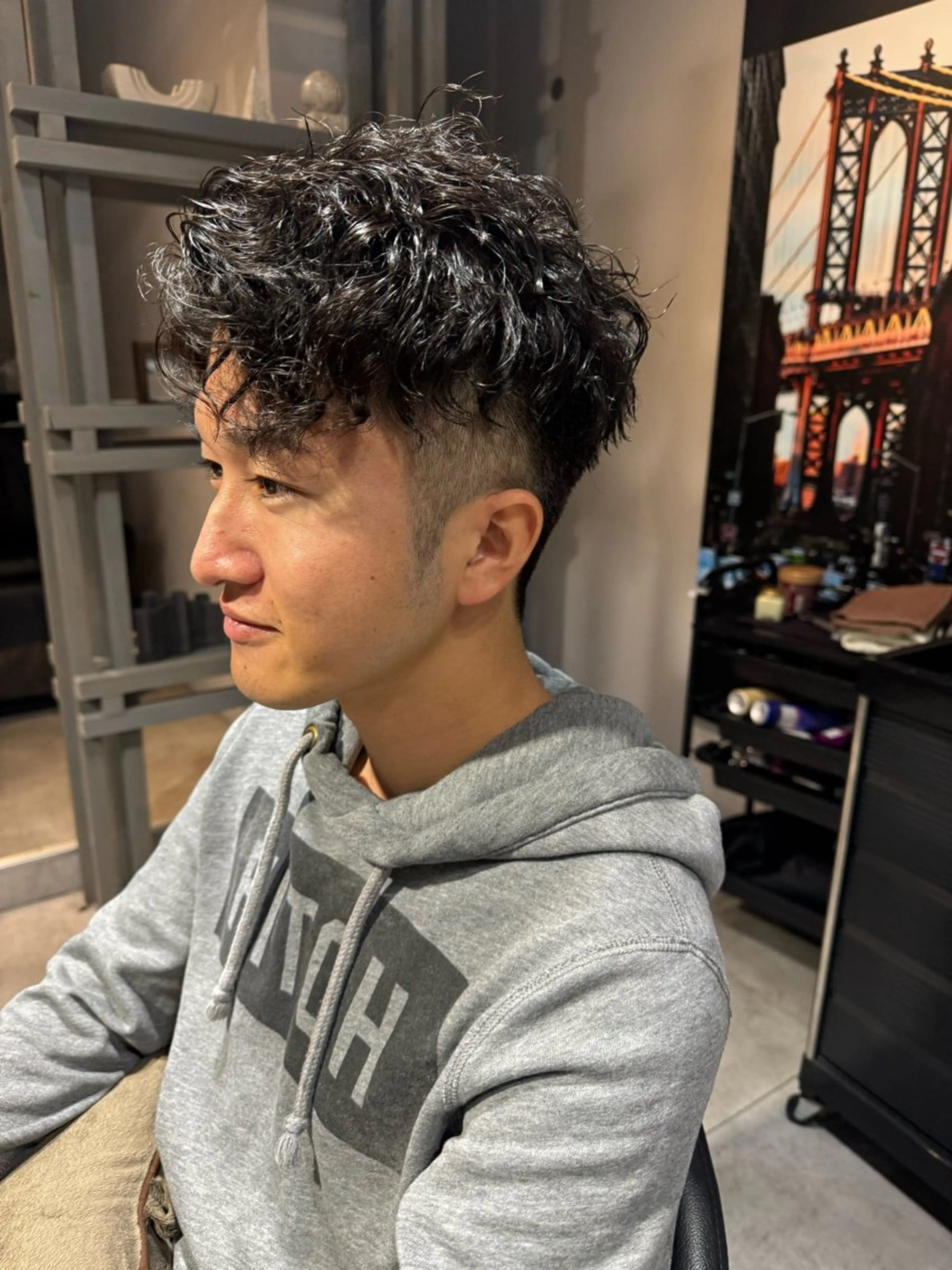 ショート メンズ メンズパーマ メンズスパイラルパーマ カット パーマ トリートメント 似合う髪型が 分からない方へのヘアスタイル