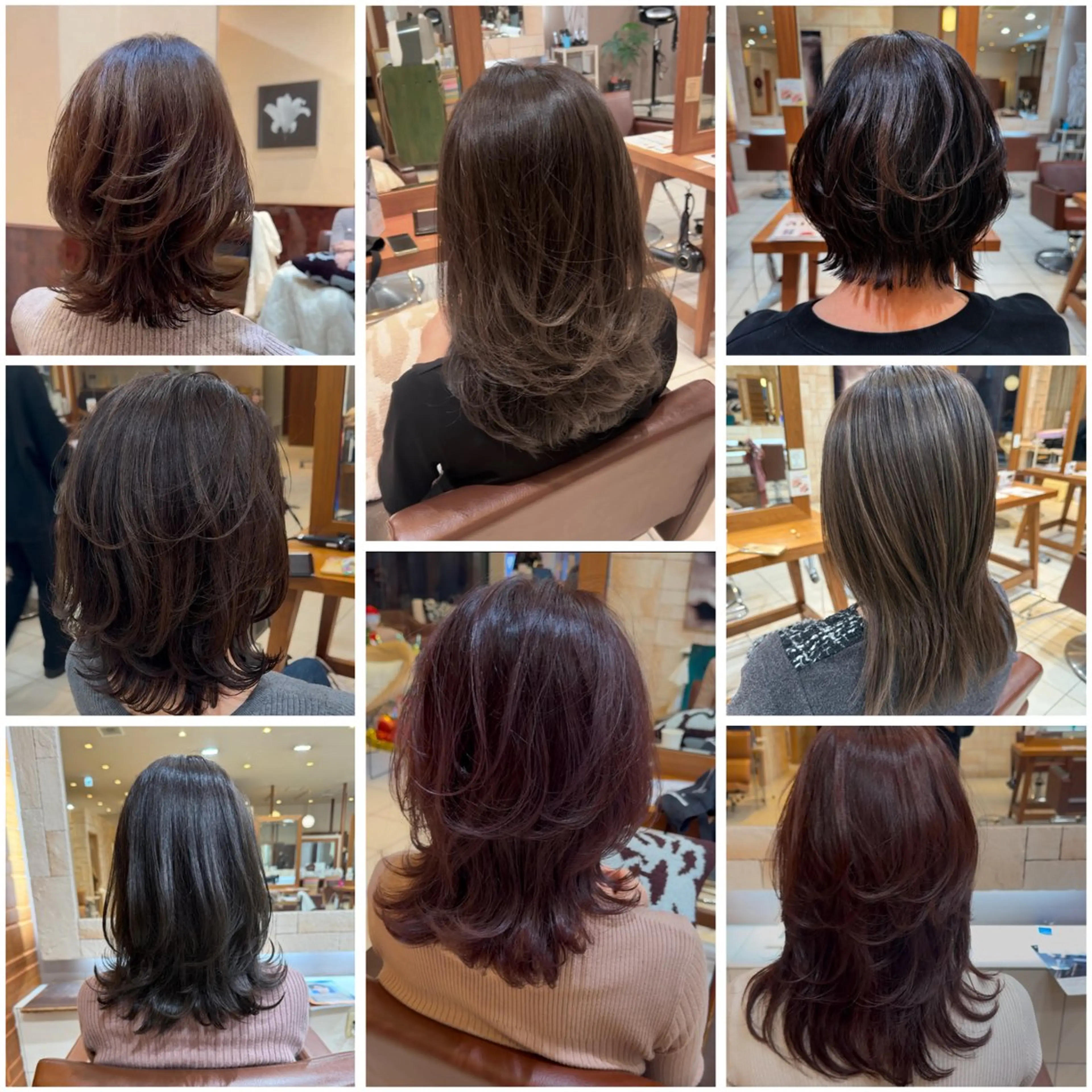 ミディアム レイヤーカット 川崎レイヤーカット /江口真正のヘアスタイル