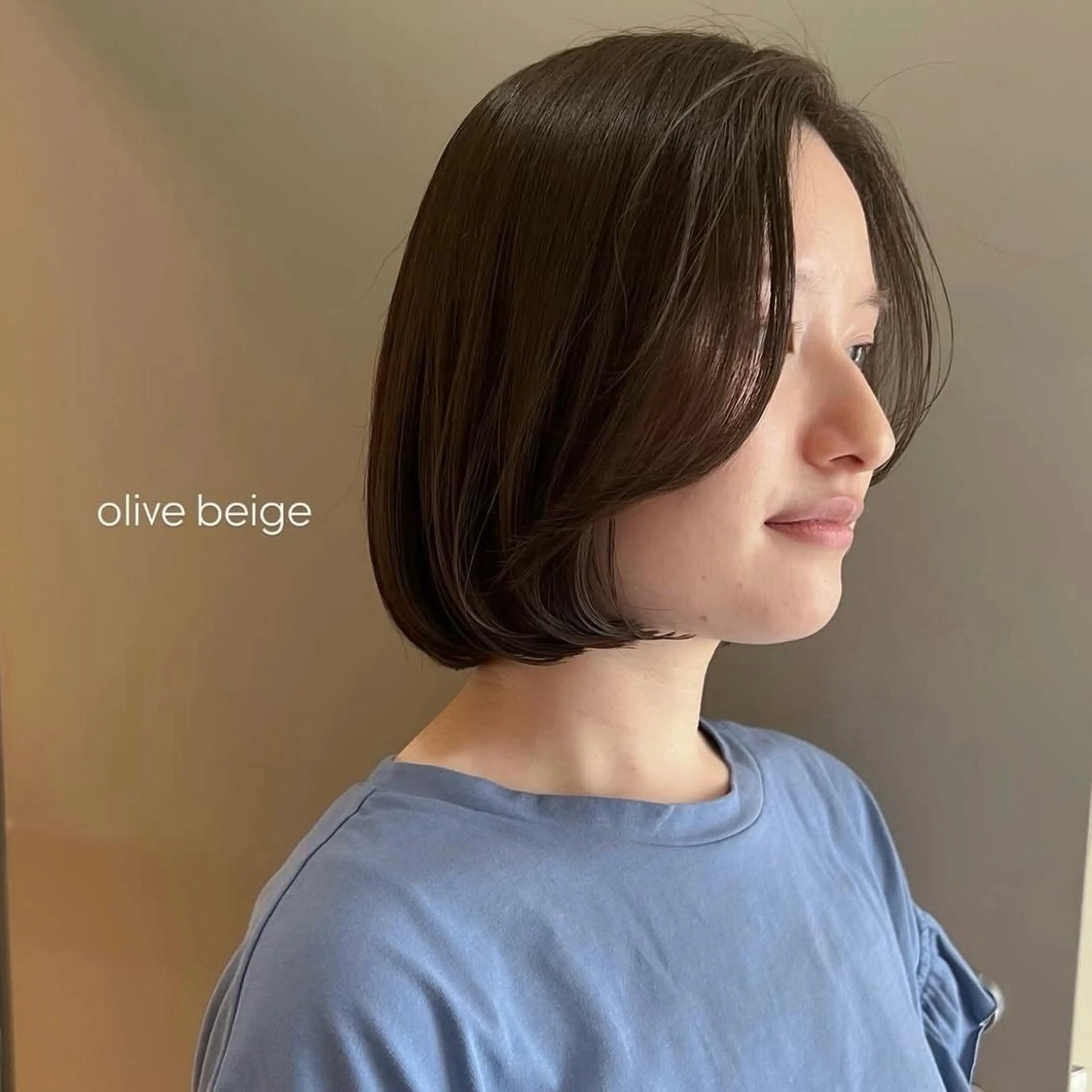 ショート カラー ベージュカラー ブラウンカラー ブラウンベージュ ボブ カット ヘアカラー トリートメント akane/ボブ /ブラウンベージュのヘアスタイル