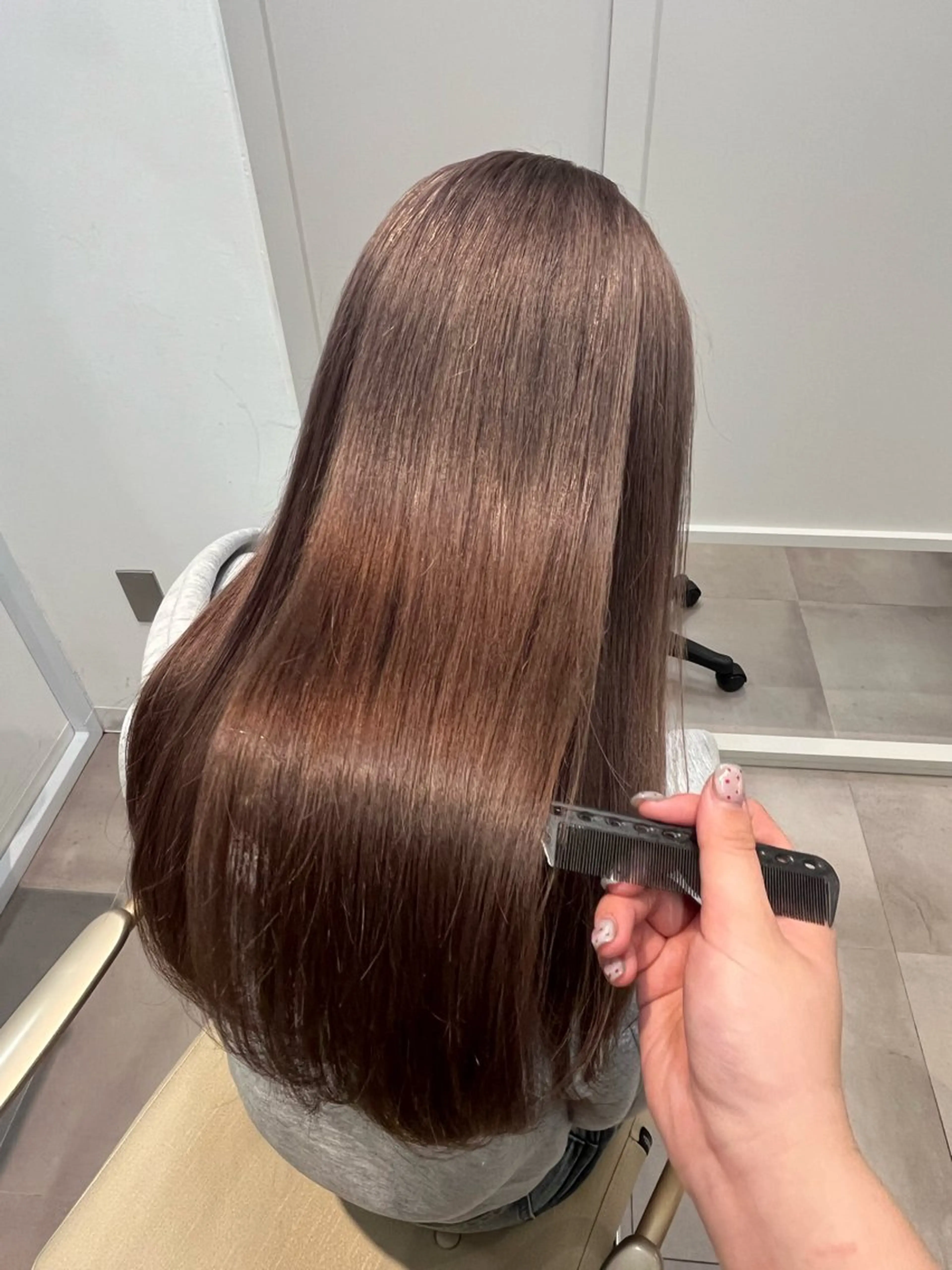 ロング カラー みう/仙台/暖色/ 艶髪/顔周りカット/のヘアスタイル