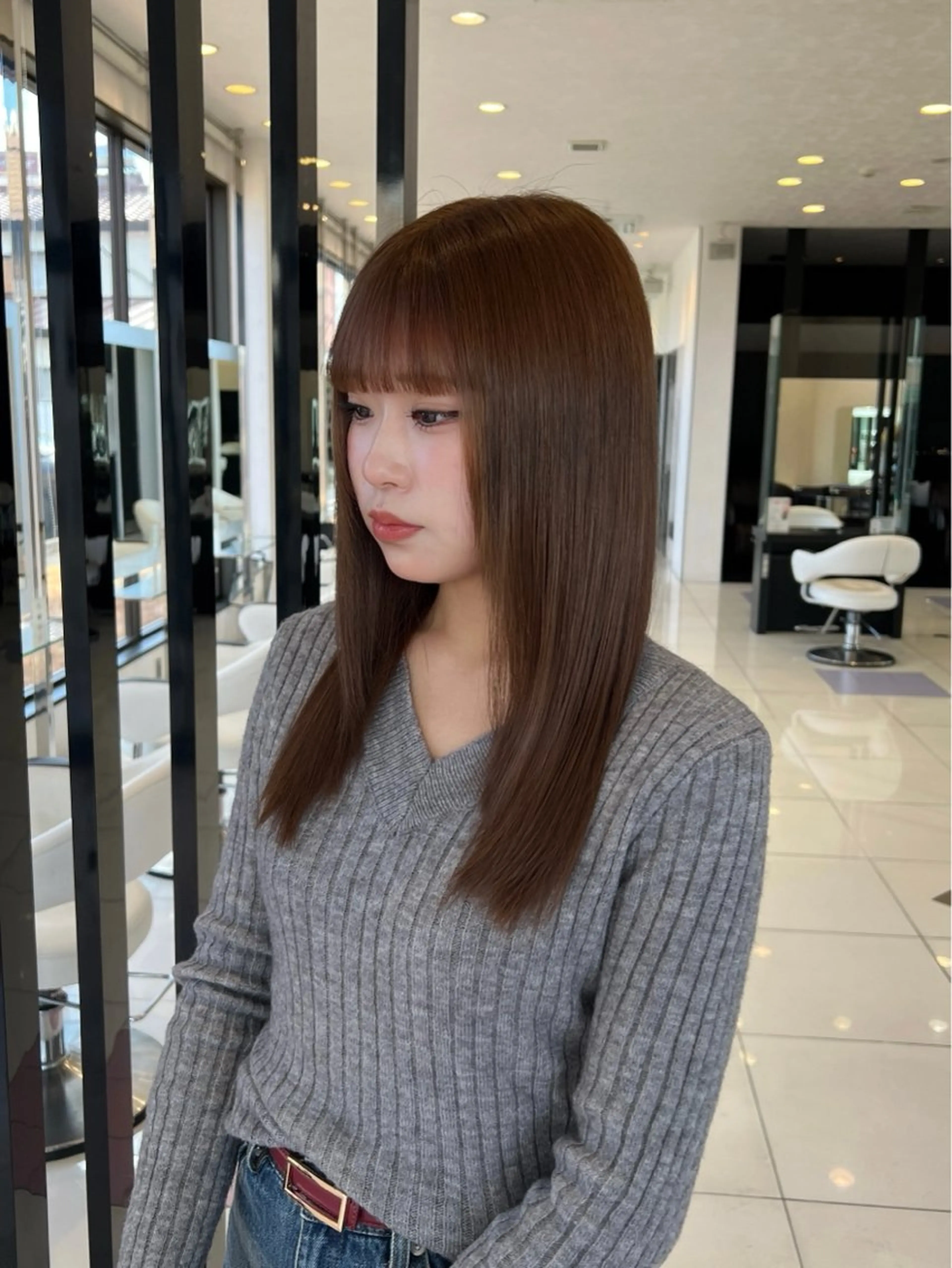 カラー 清水 星奈のヘアスタイル