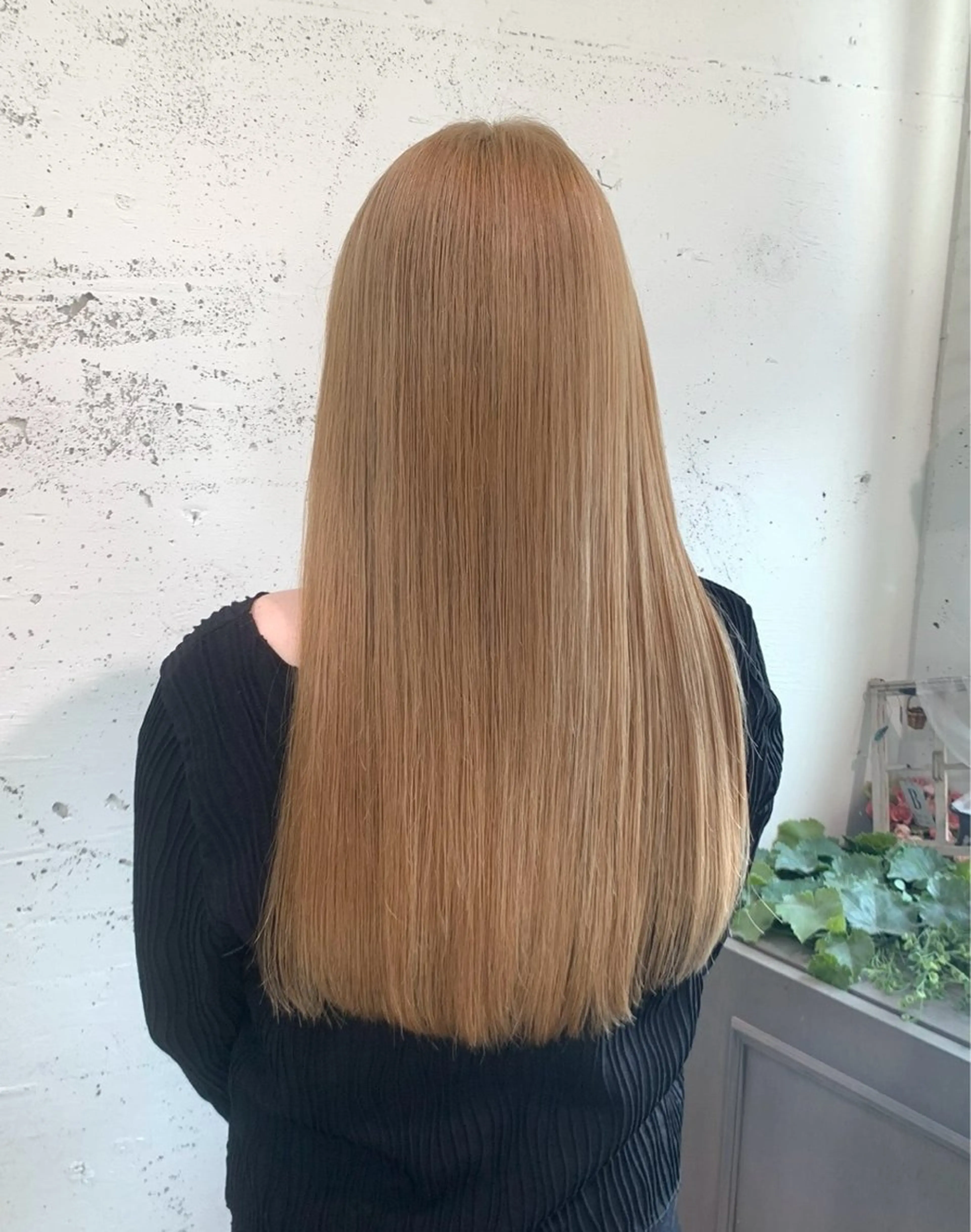 ロング カラー 透明感カラー🎀／ 寒色カラー／マツエクのヘアスタイル