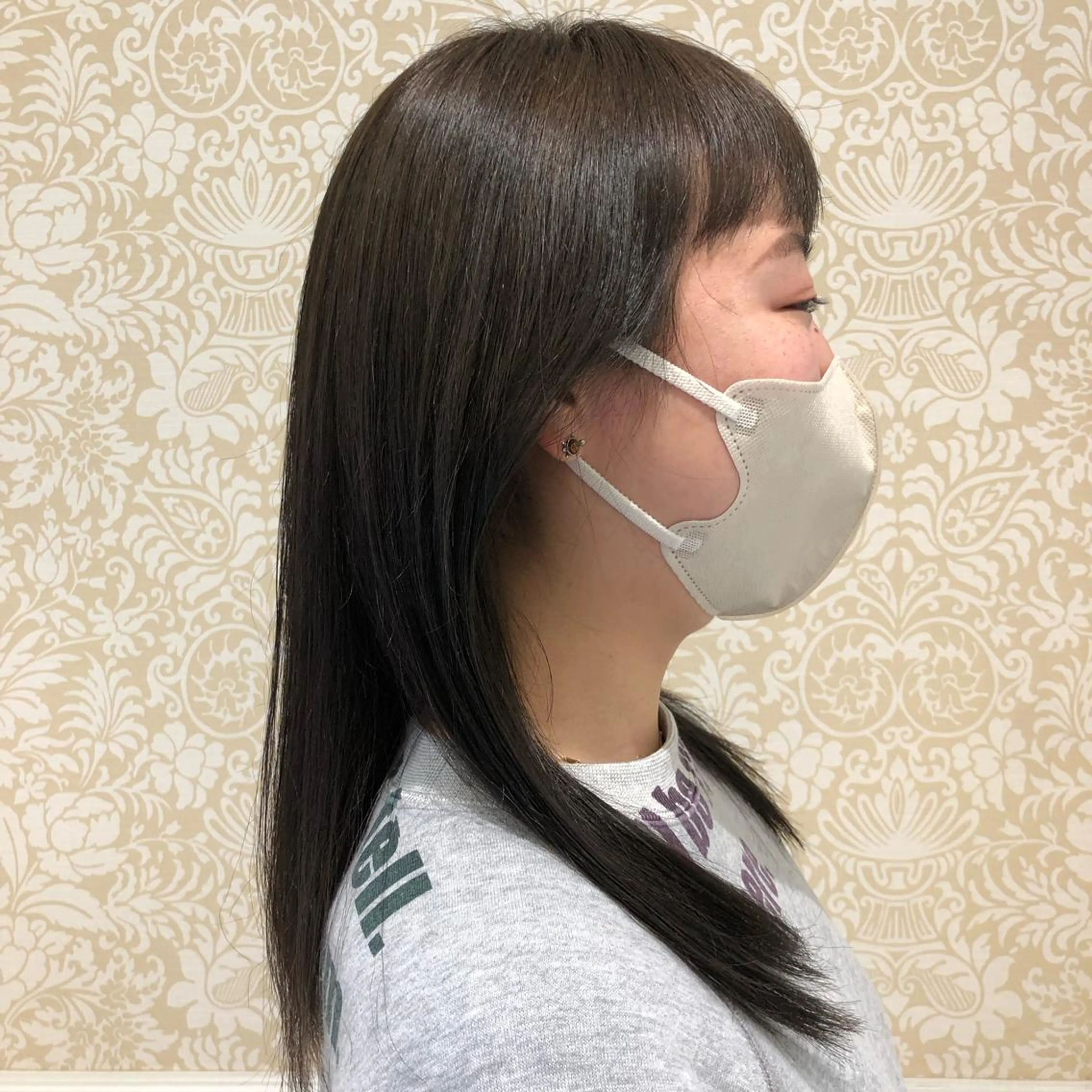 セミロング カラー カット ヘアカラー トリートメント 🐠寒色系×パーマ 櫻井　麿偉🐏のヘアスタイル