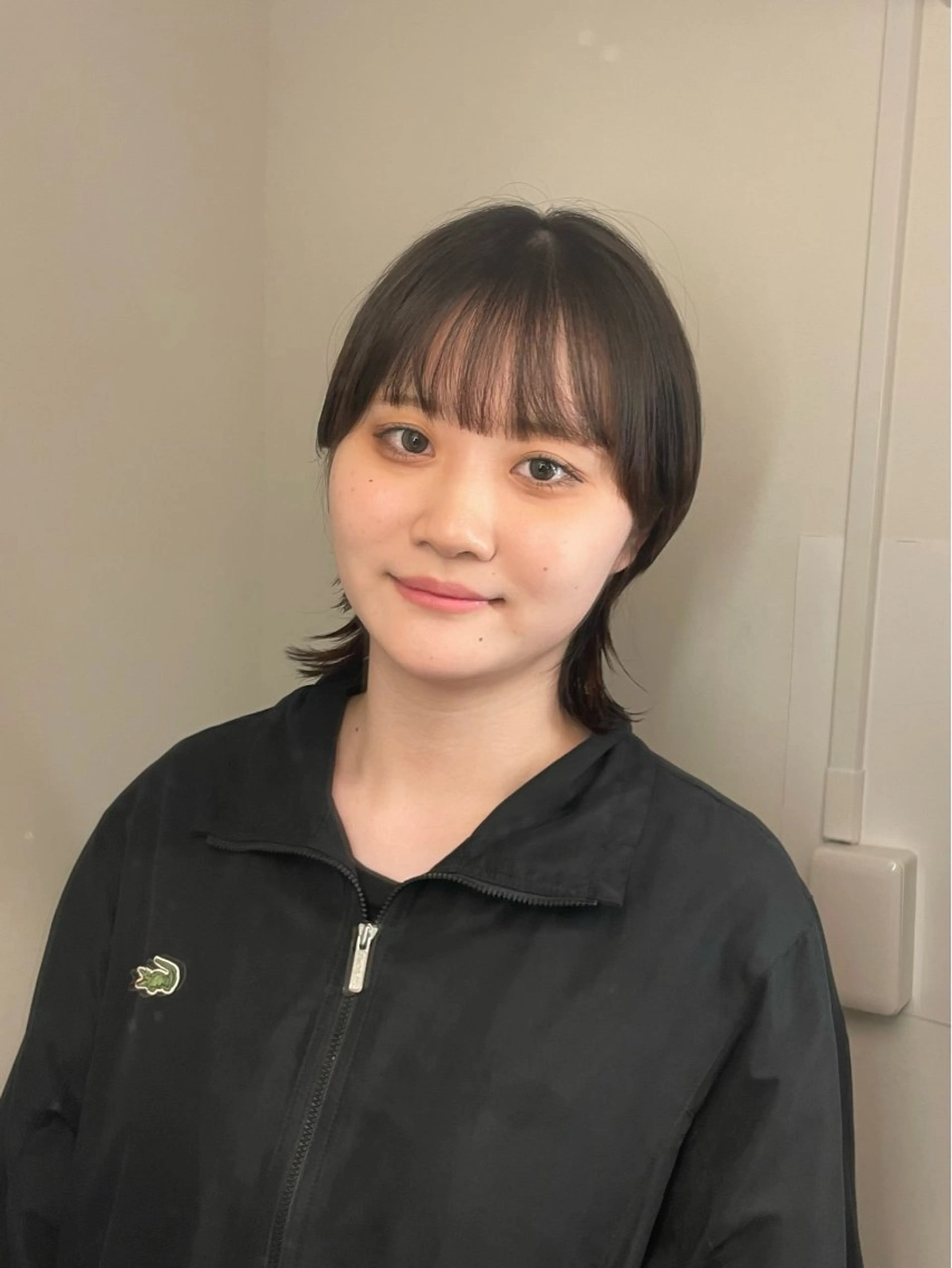 ミディアム ハッシュカット レイヤーカット カット yu-kaハッシュ カット/韓国レイヤーのヘアスタイル