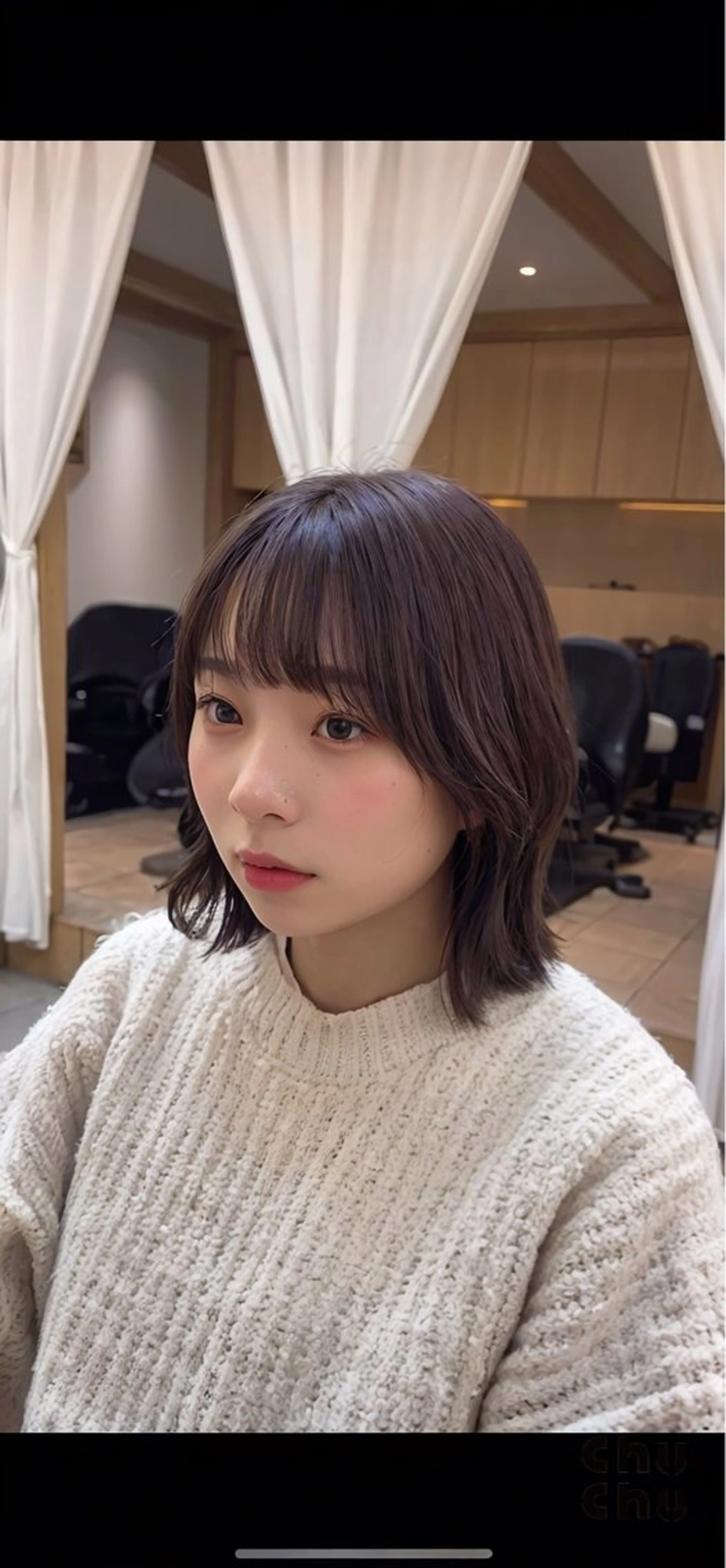 ミディアム ボブ 外ハネヘア カット パーマ トリートメント メンズ/韓国レイヤー /縮毛矯正/📍爽太のヘアスタイル