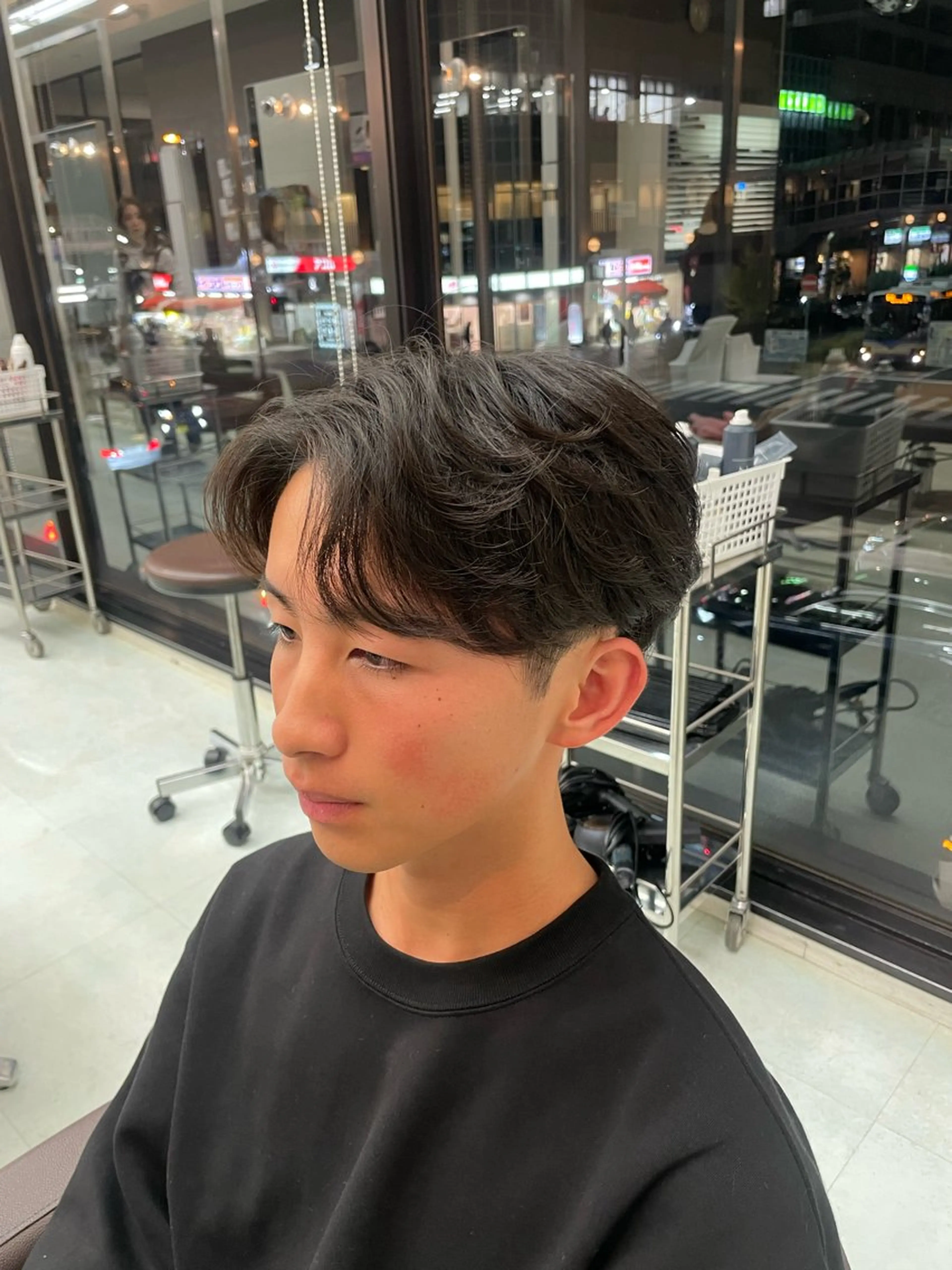 パーマ メンズ メンズパーマ カット パーマ ✨似合わせ特化美容師 WILL上村 拳吾のヘアスタイル