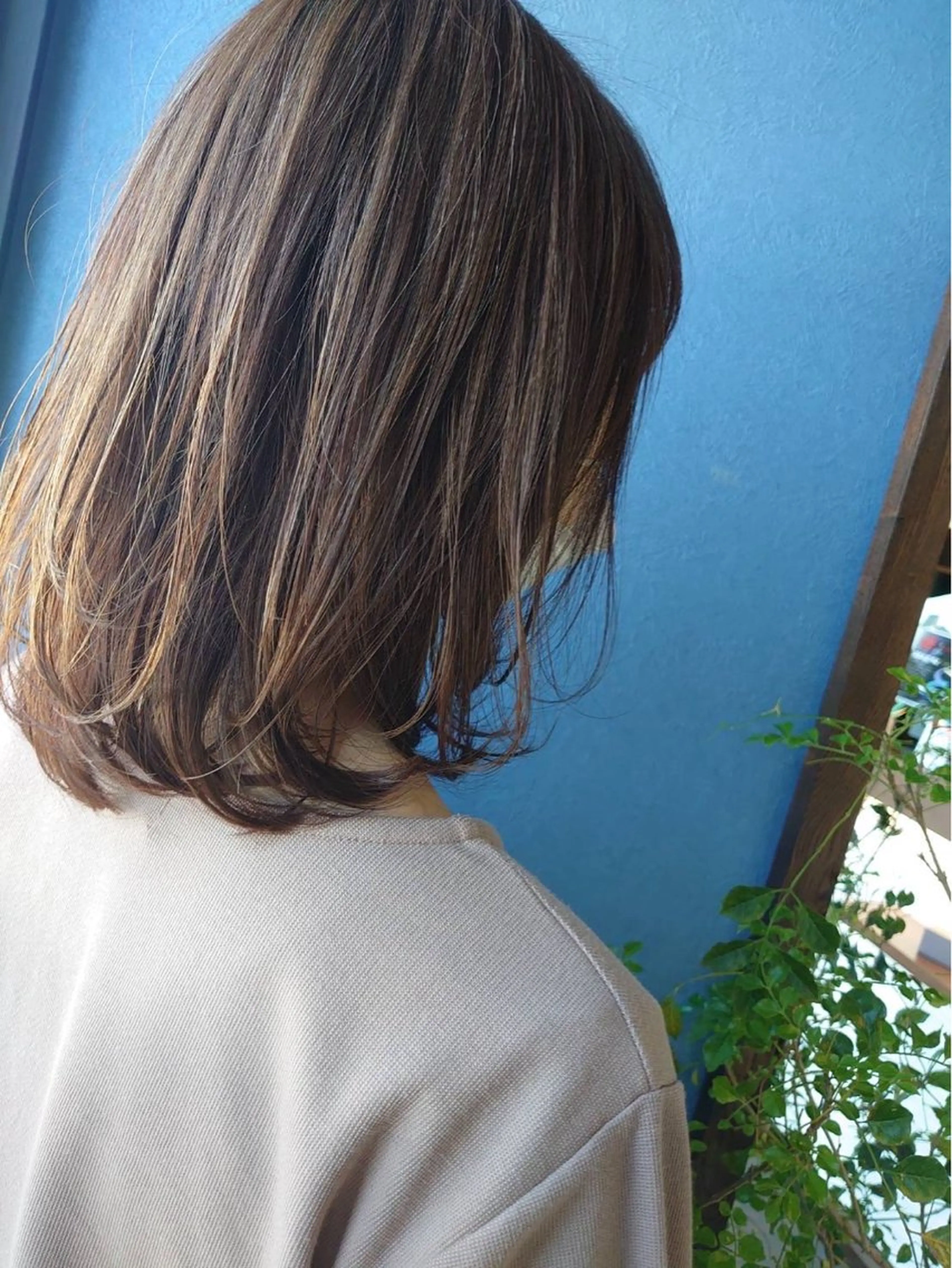 ミディアム カット ヘアカラー 🎀Kubu🍀 Natsumu🎀のヘアスタイル
