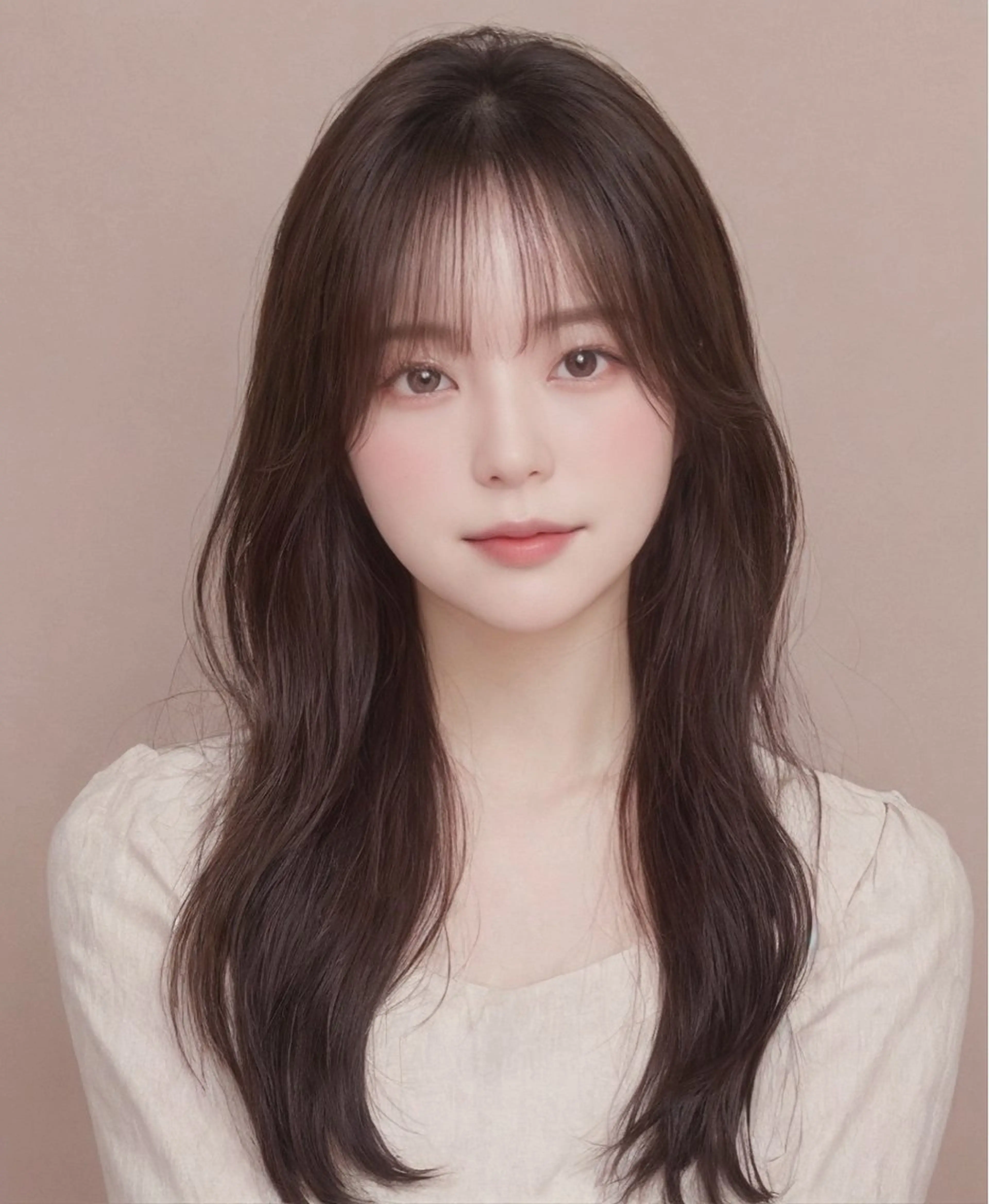 ロング 中顔面短縮 顔まわり新田大翔のヘアスタイル