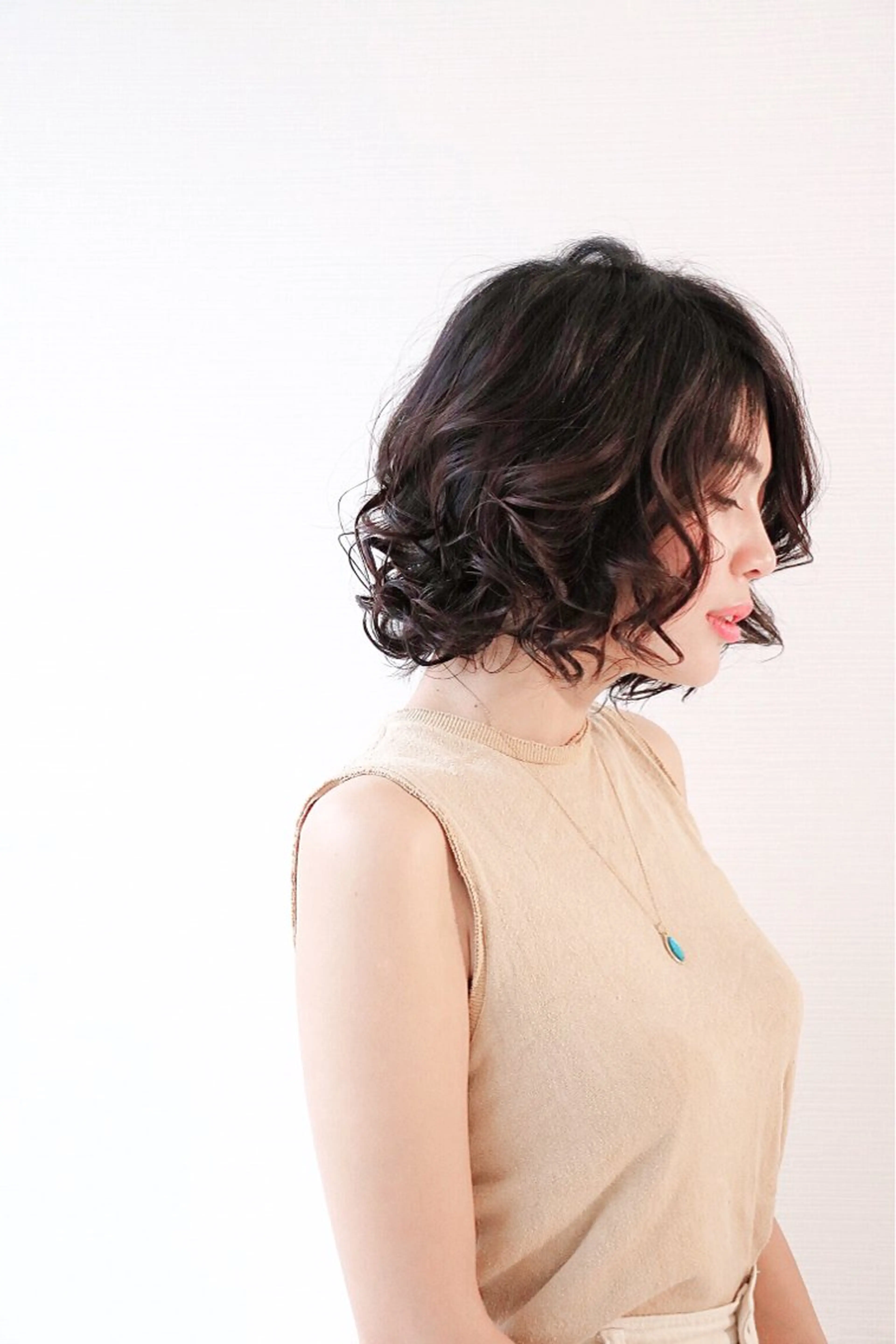 ミディアム カラー パーマ 髪質改善 トリートメント 🥇髪質改善🥇 polon代表鵜澤のヘアスタイル