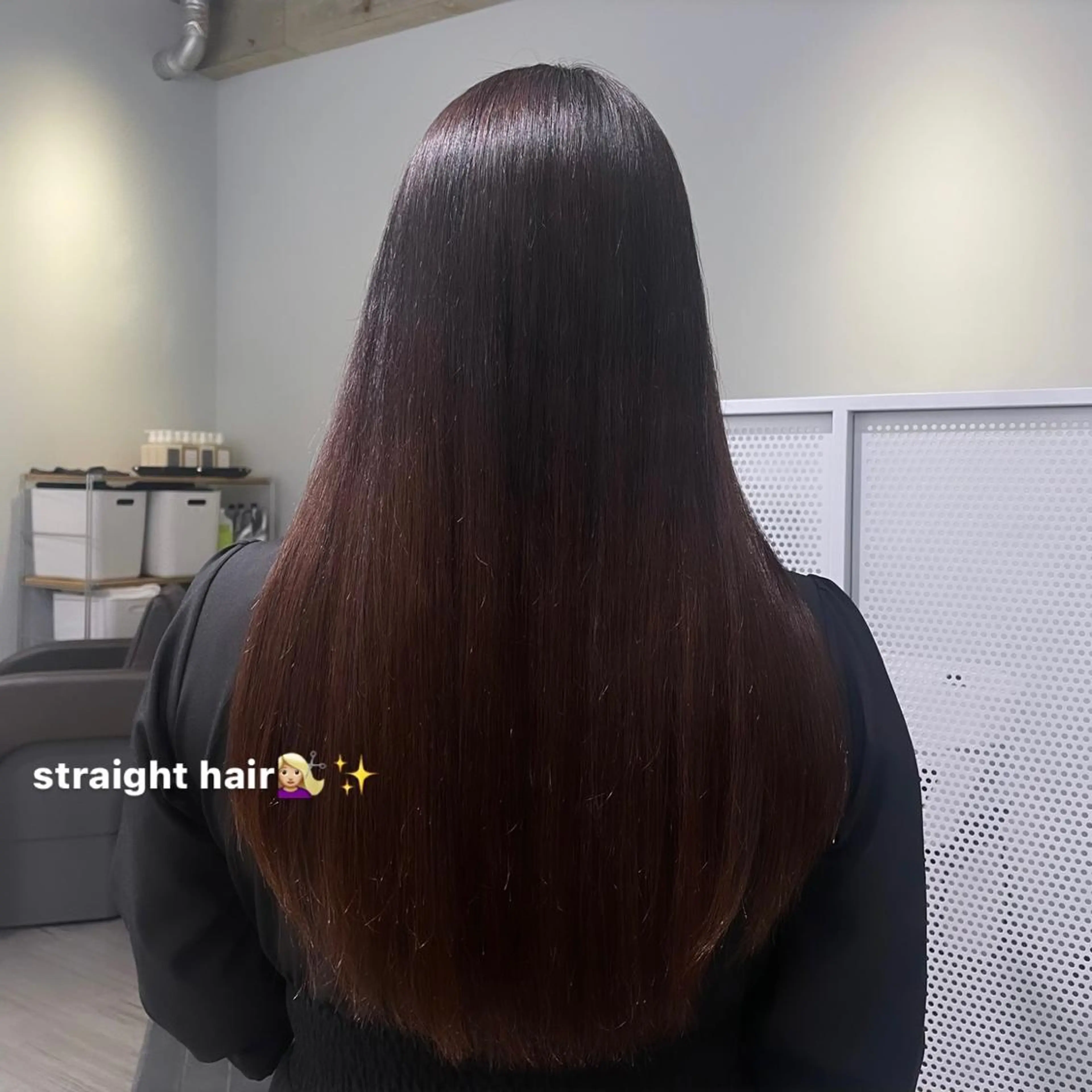 ロング 髪質改善 トリートメント いまかわ ゆなのヘアスタイル