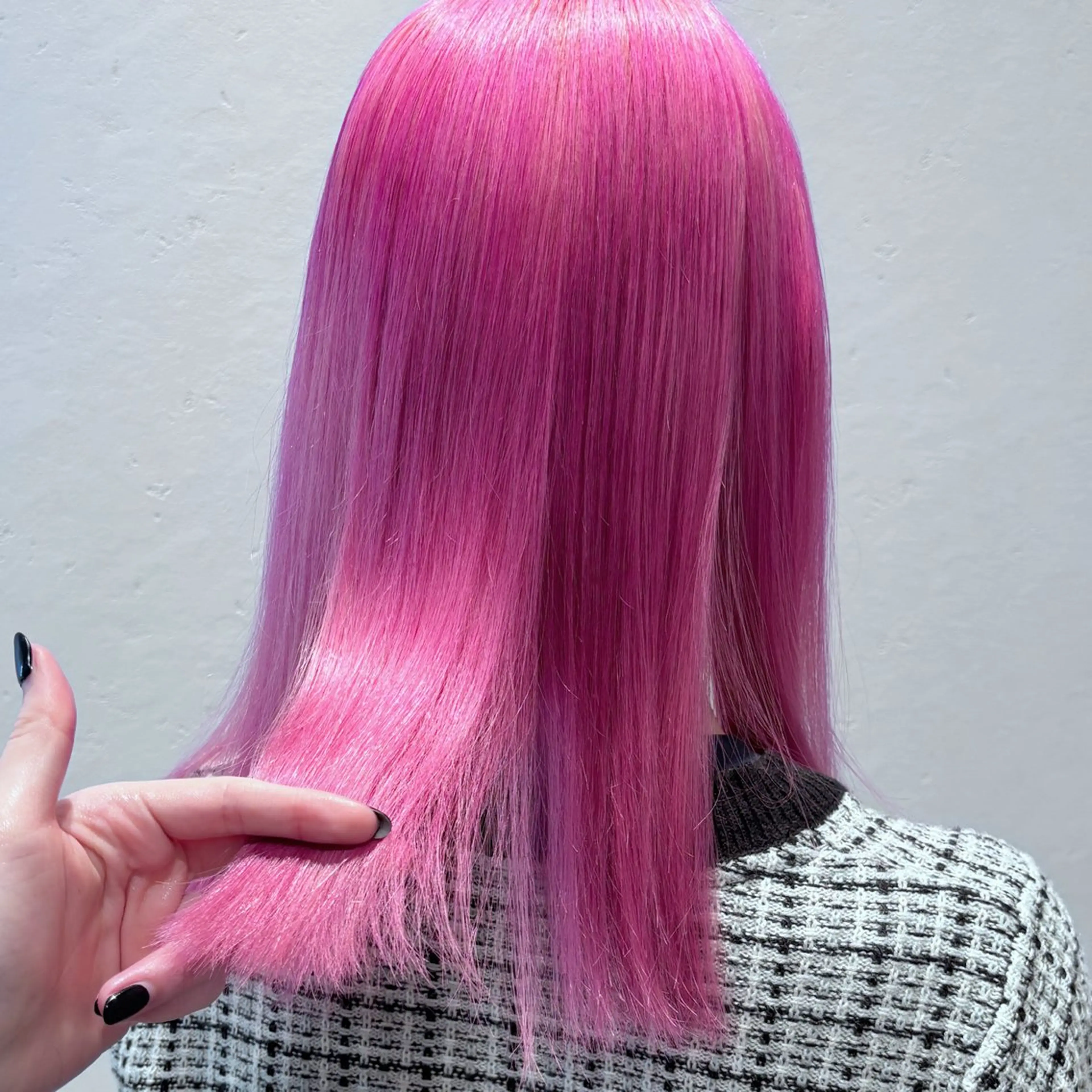 セミロング カラー ヘアアレンジ カット ヘアカラー トリートメント アニメ髪・ウルフ🦇 樋口莉夏のヘアスタイル