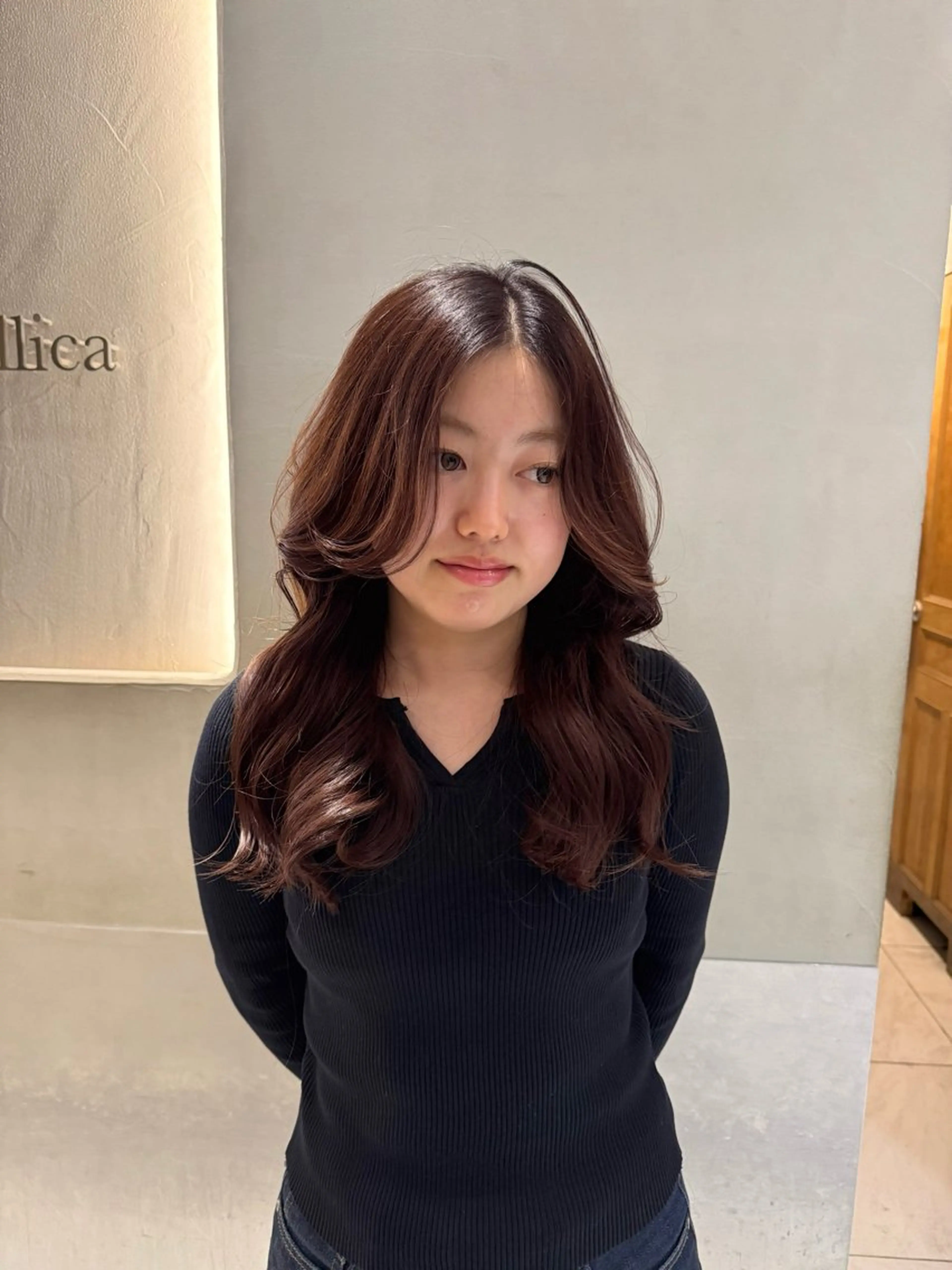 ロング カラー ヘアアレンジ カット トリートメント ヘッドスパ 艶髪/ロングモデル 募集🫧terukaのヘアスタイル
