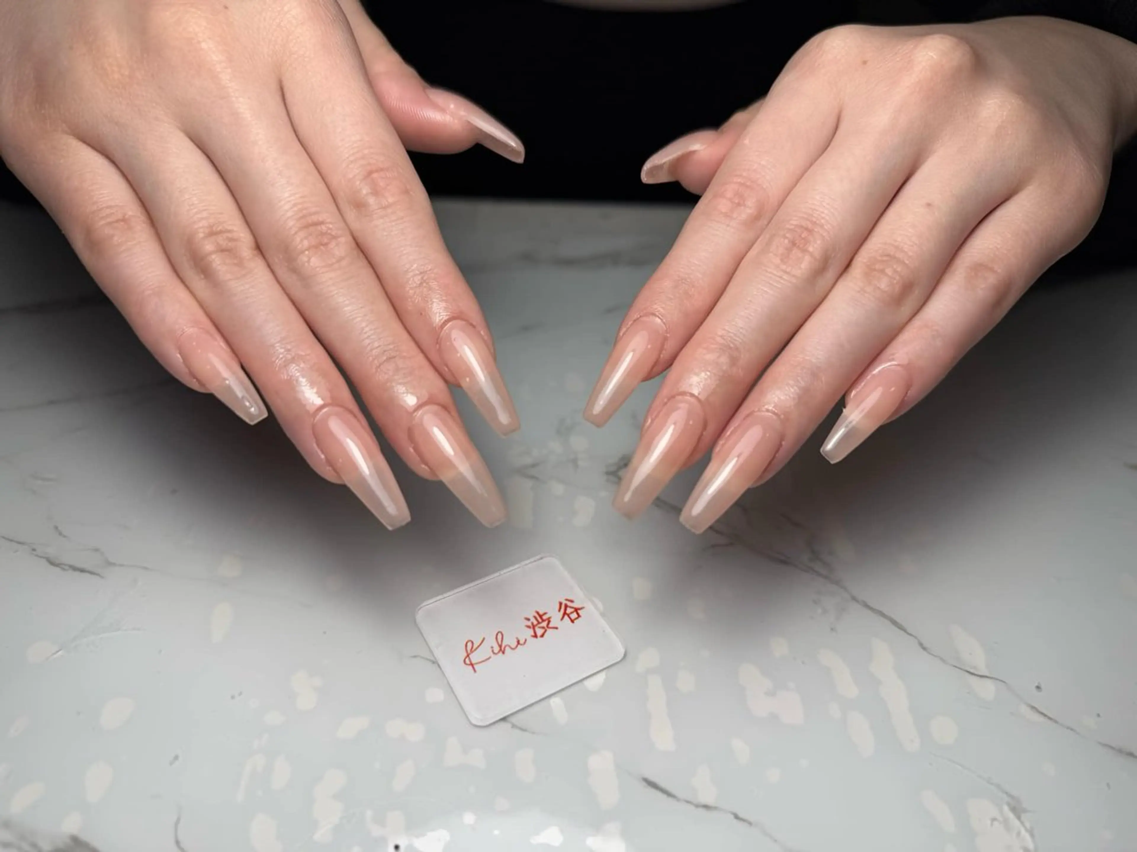 ネイル アートネイル フレンチネイル ジェルネイル グラデーション 韓国ネイル ハンドネイル 💕鈴木ユリ パラジェル/オフ無料のネイルデザイン