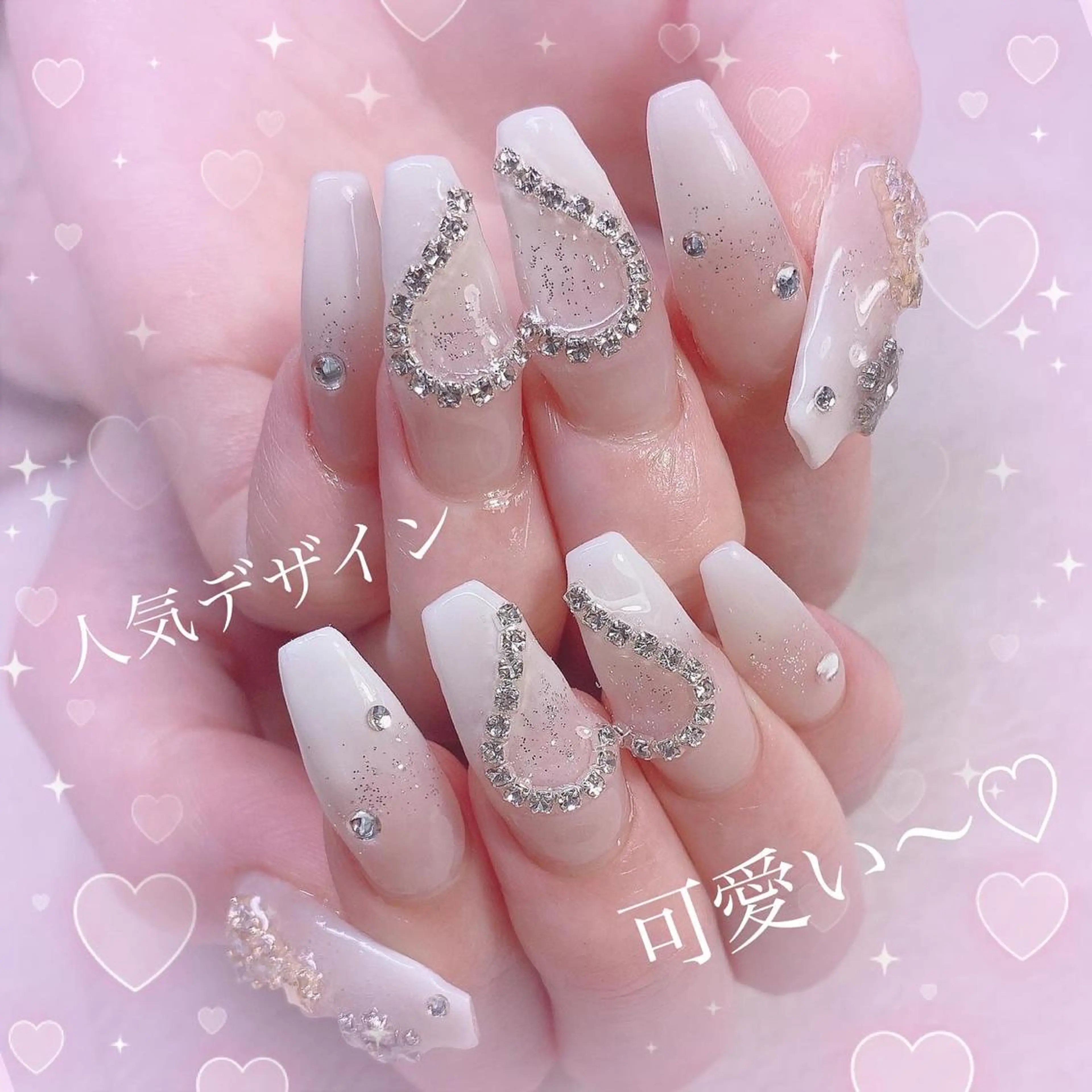 ネイル ワンホンネイル RiLion💗 Risa🦋💜のネイルデザイン