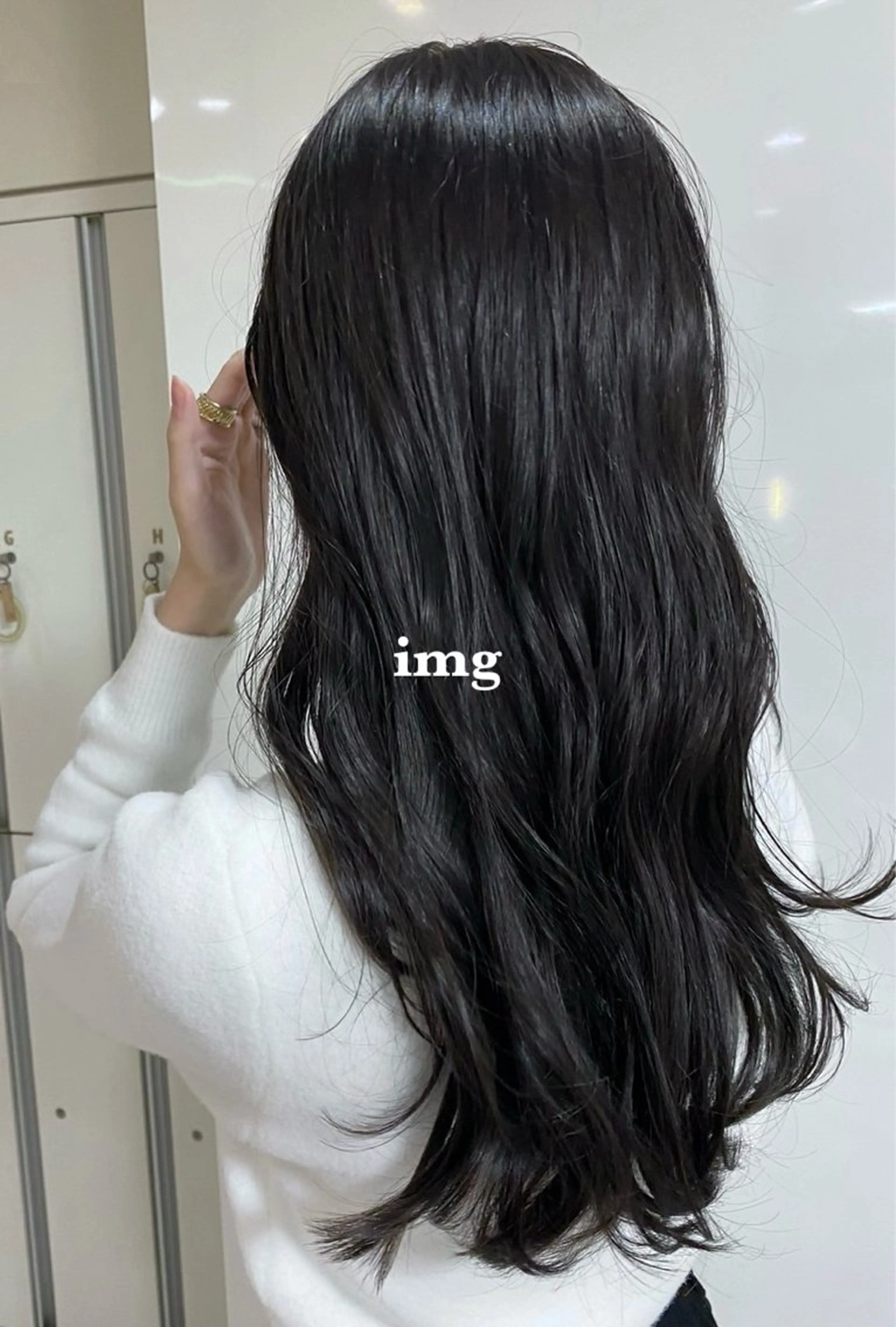 韓国ヘア/レイヤー 顔周りカット/ユキナのヘアスタイル