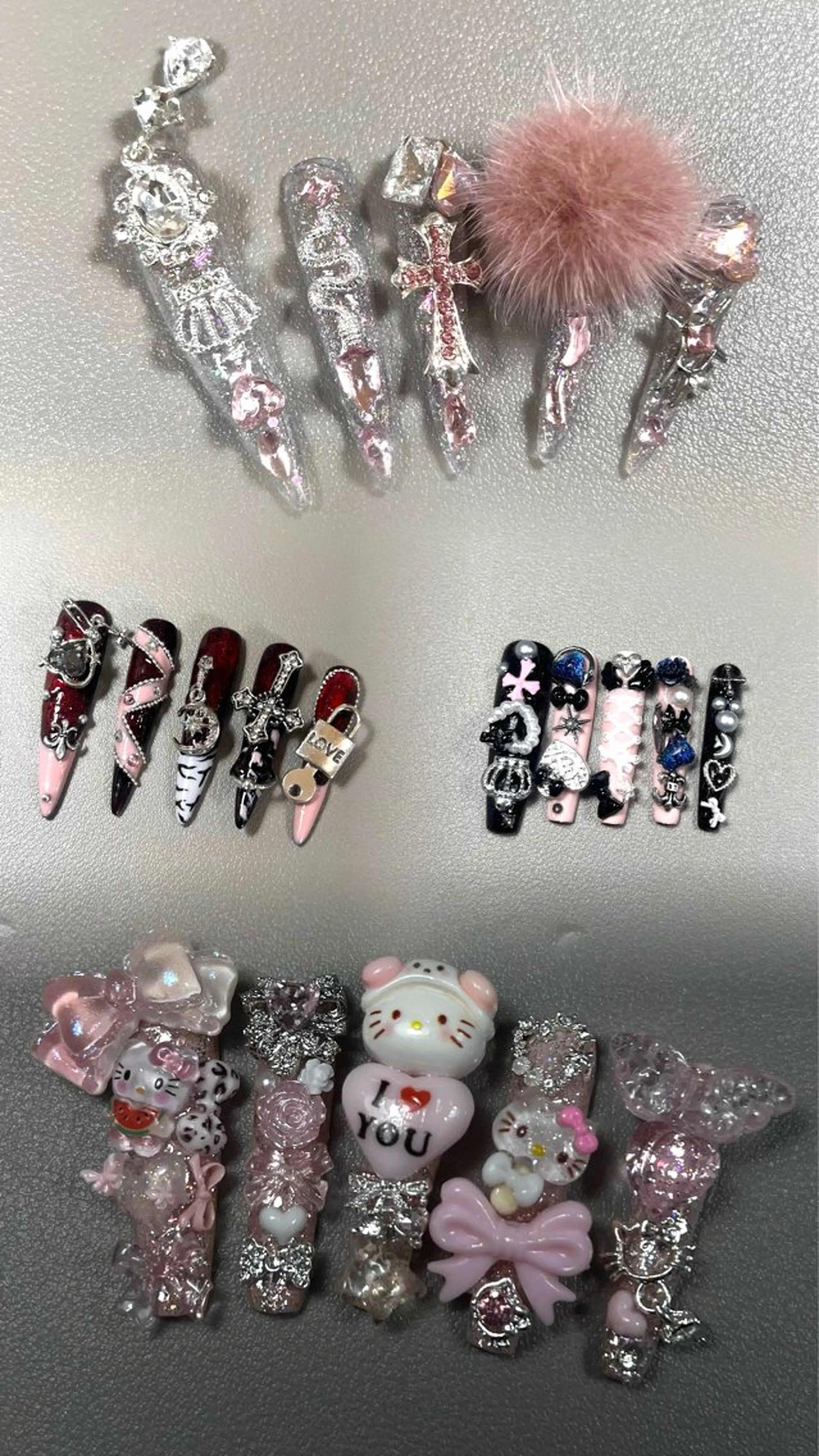 ネイル フラッシュネイル フレンチネイル グラデーション キラキラネイル 韓国ネイル ハンドネイル Lina nail所属・Lunaa 池袋のネイルデザイン