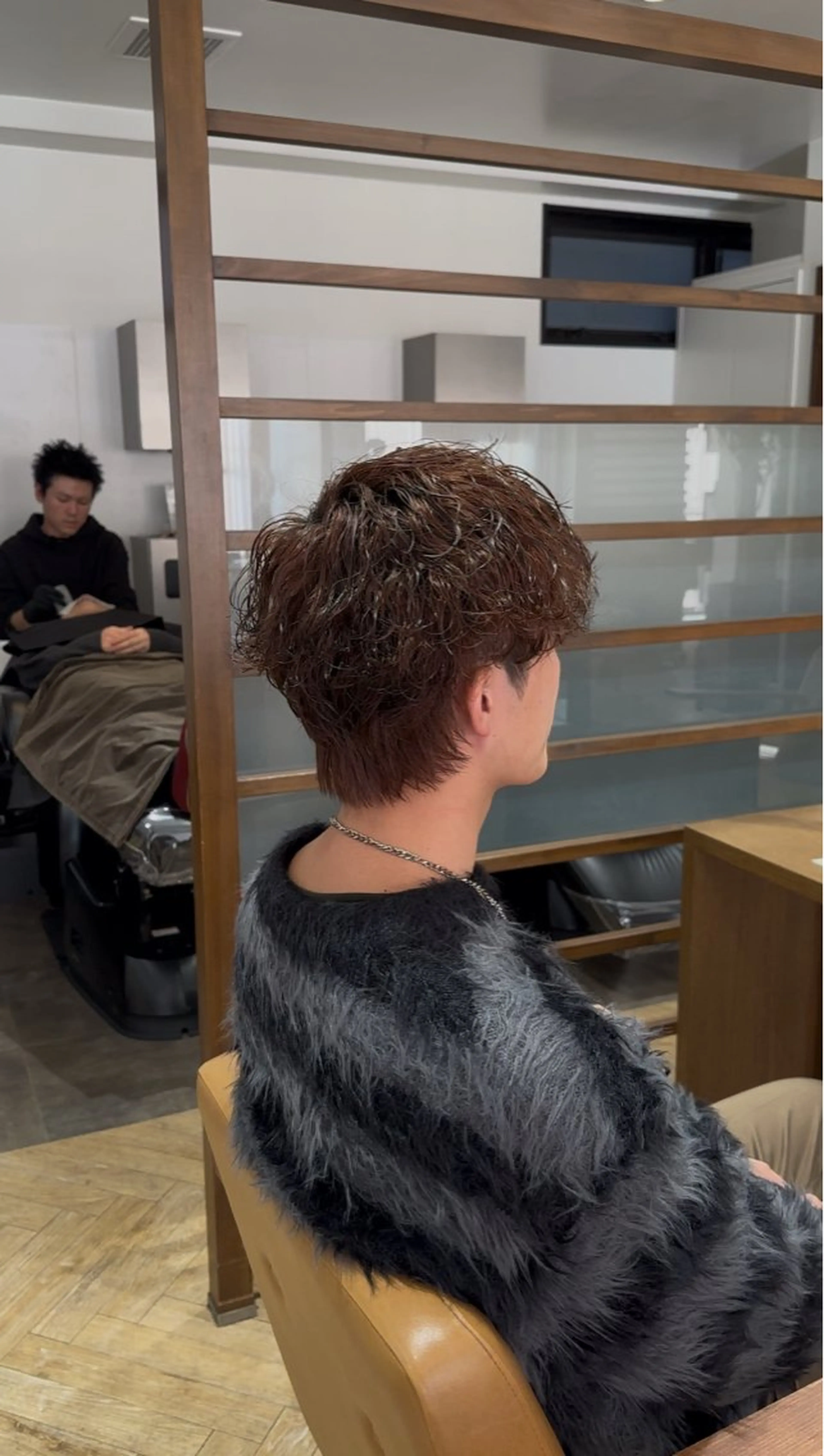 ショート メンズ カット パーマ メンズ特化/フェザー パーマ  和哉のヘアスタイル