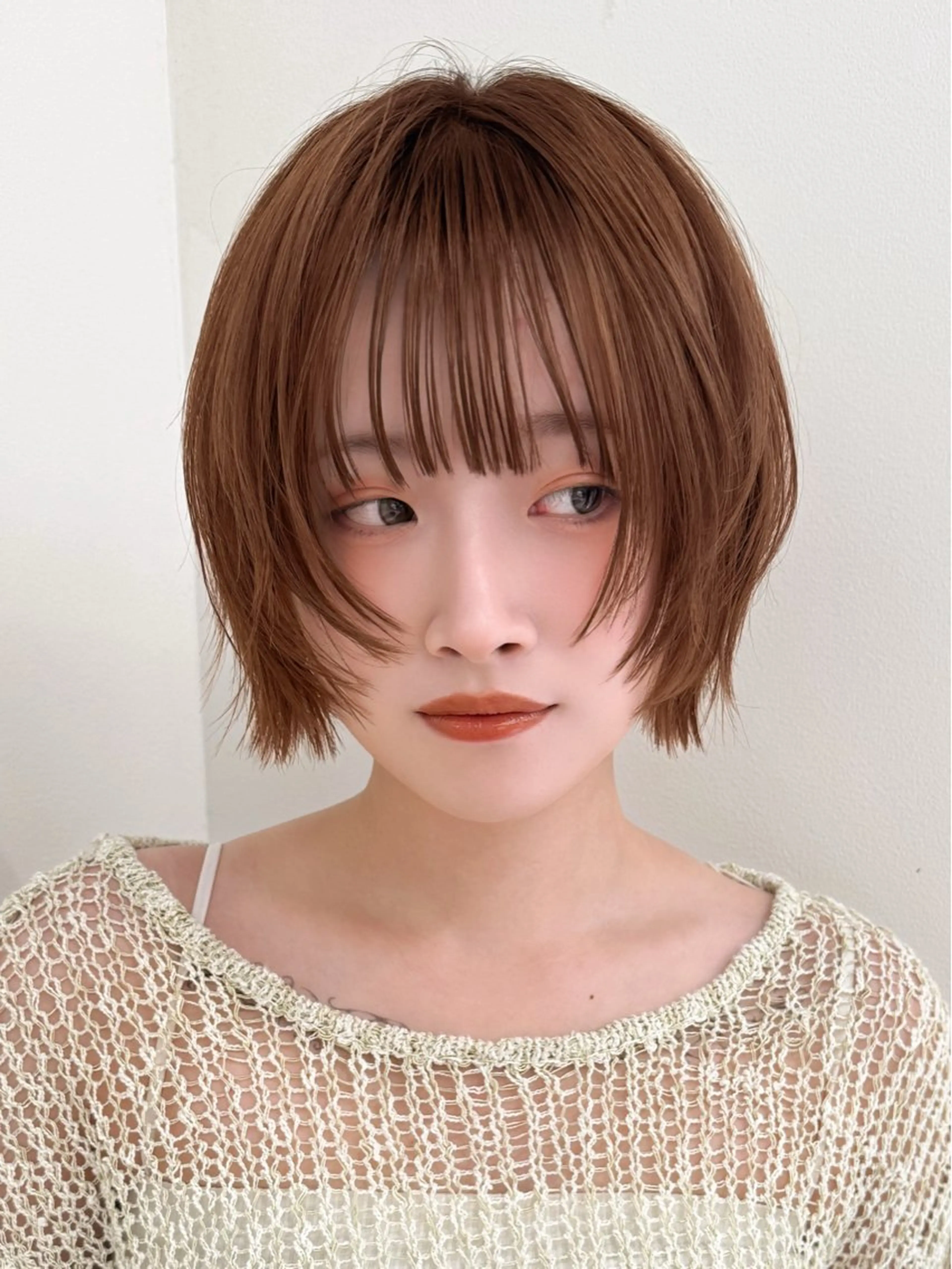 ショート カット おしゃれボブ/暖色 カラー🧶いろはのヘアスタイル