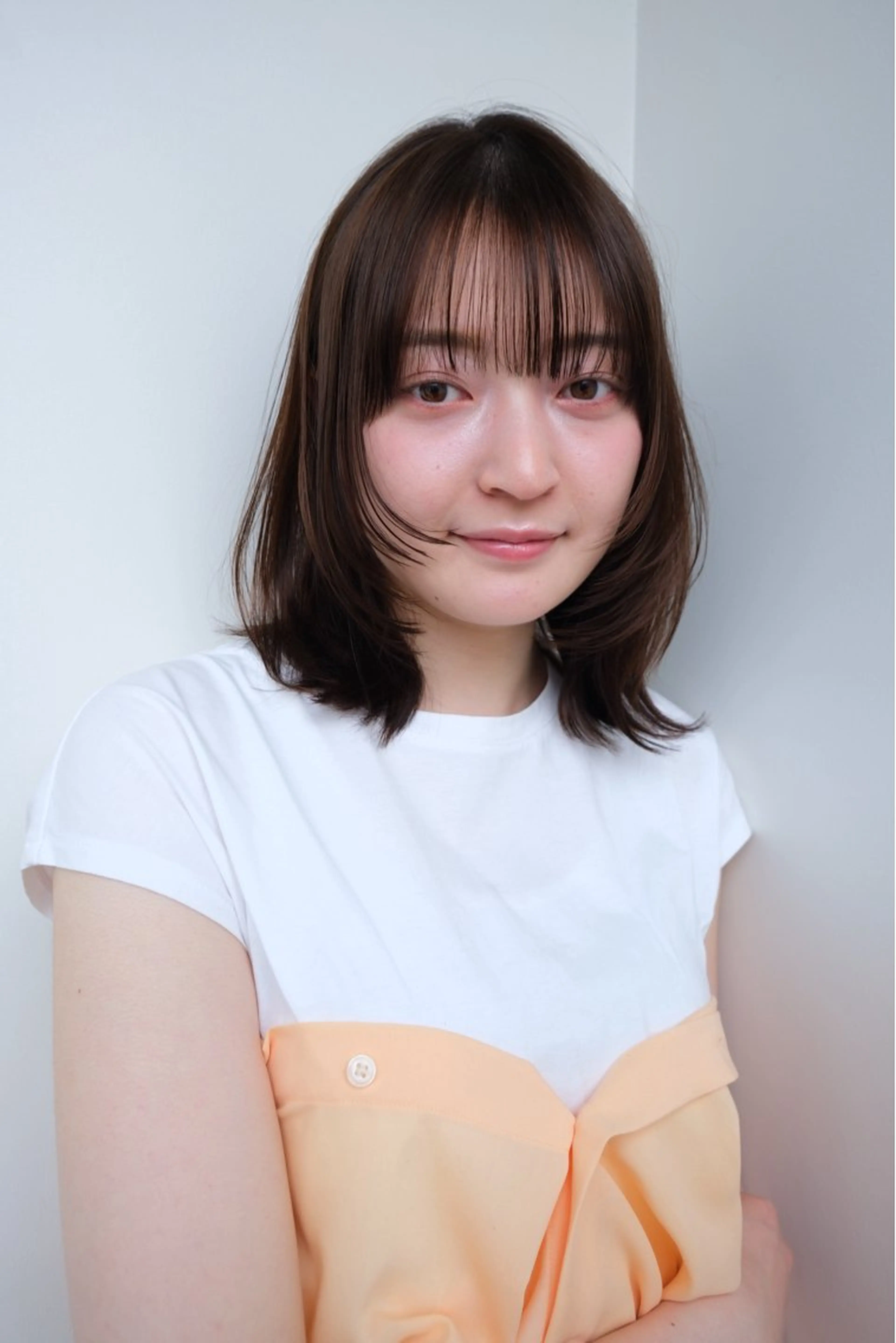 ミディアム ミディアムレイヤー レイヤーカット カット ヘッドスパ ボブ/ミディアム 親しみやすさ/さくらのヘアスタイル