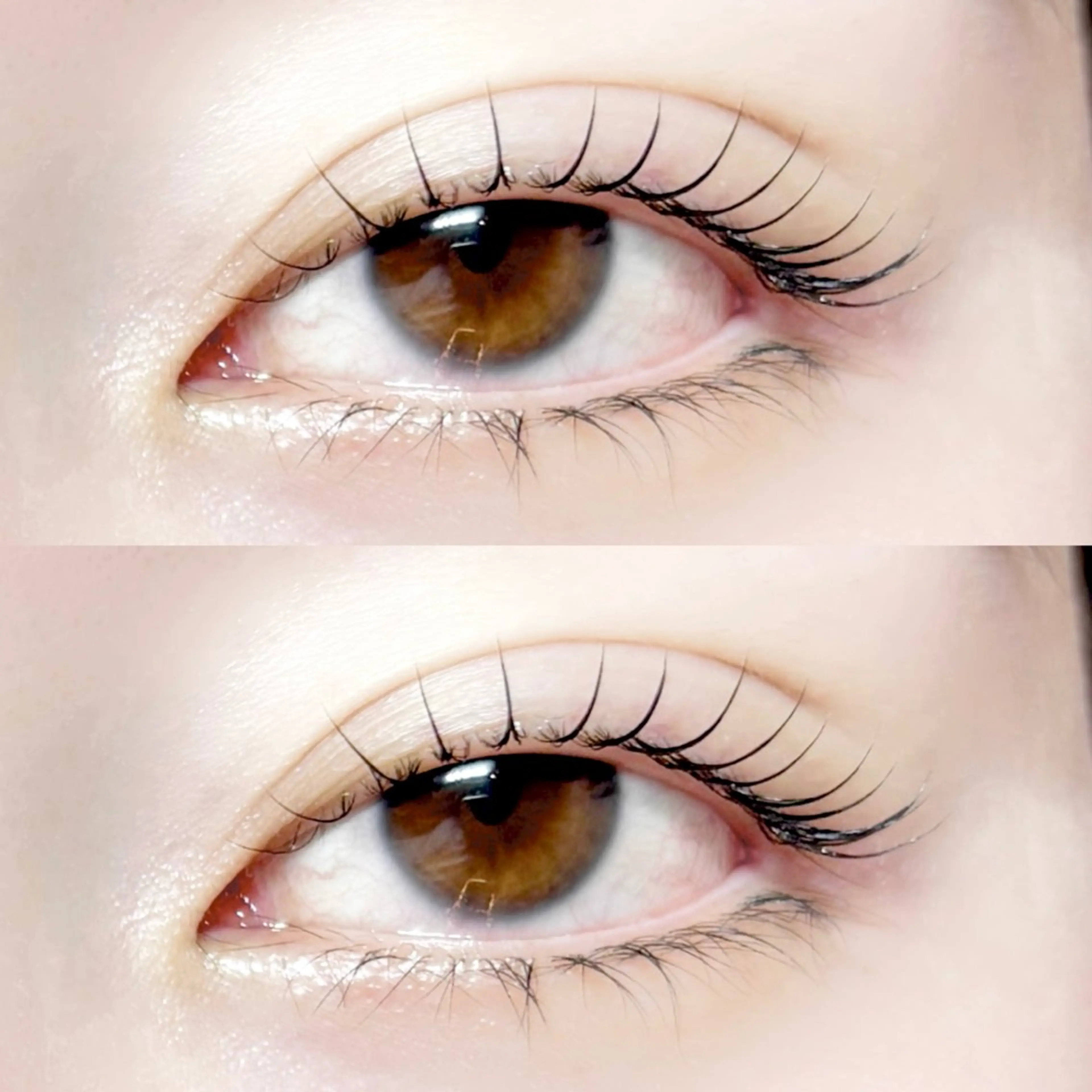 マツエク・マツパ ナチュラル パリジェンヌラッシュリフト まつげパーマ 一重×まつ毛パーマ 表参道eyelist KONOMIのマツエク・マツパデザイン