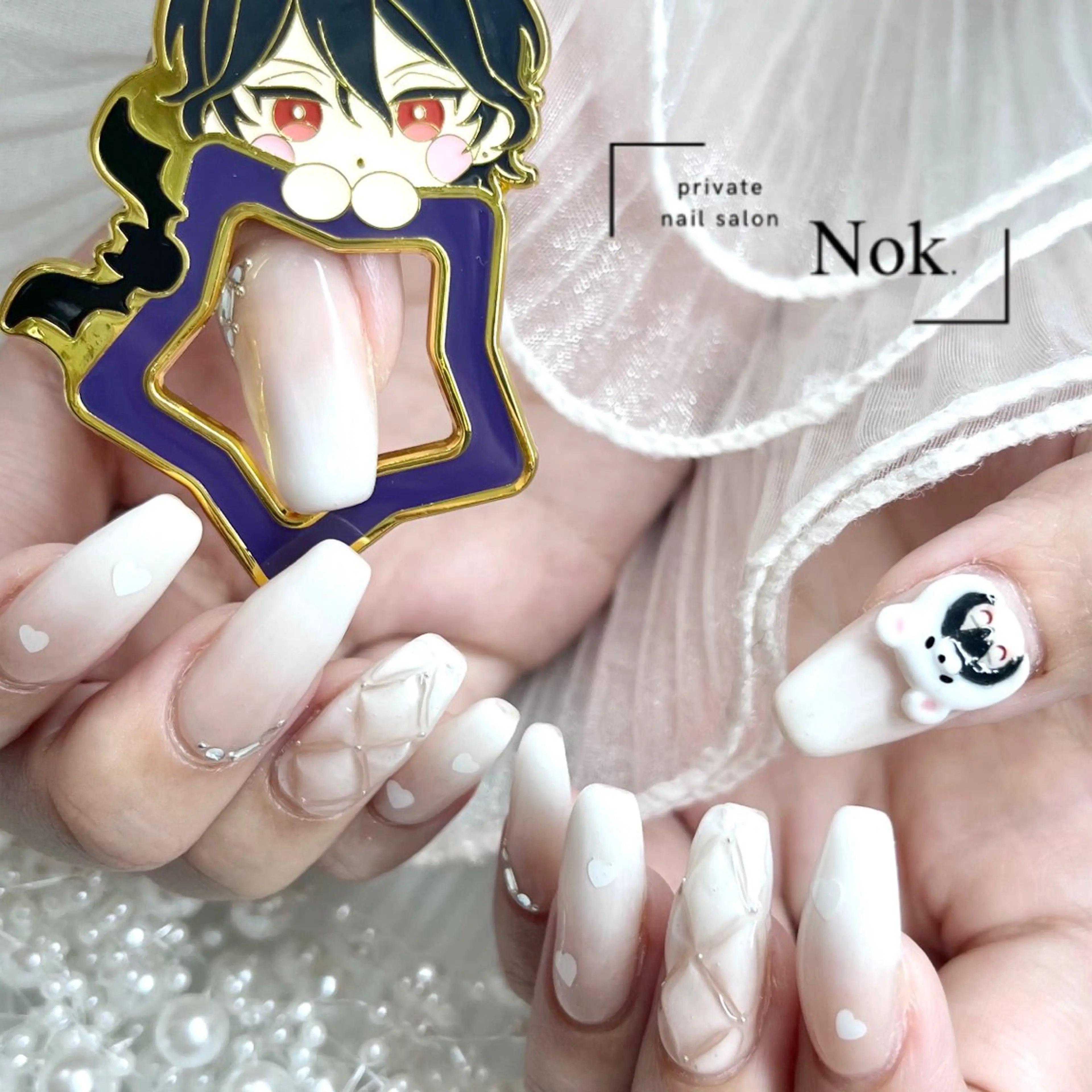 ネイル ハンドネイル 池袋痛ネイル Nok. 渡辺のネイルデザイン