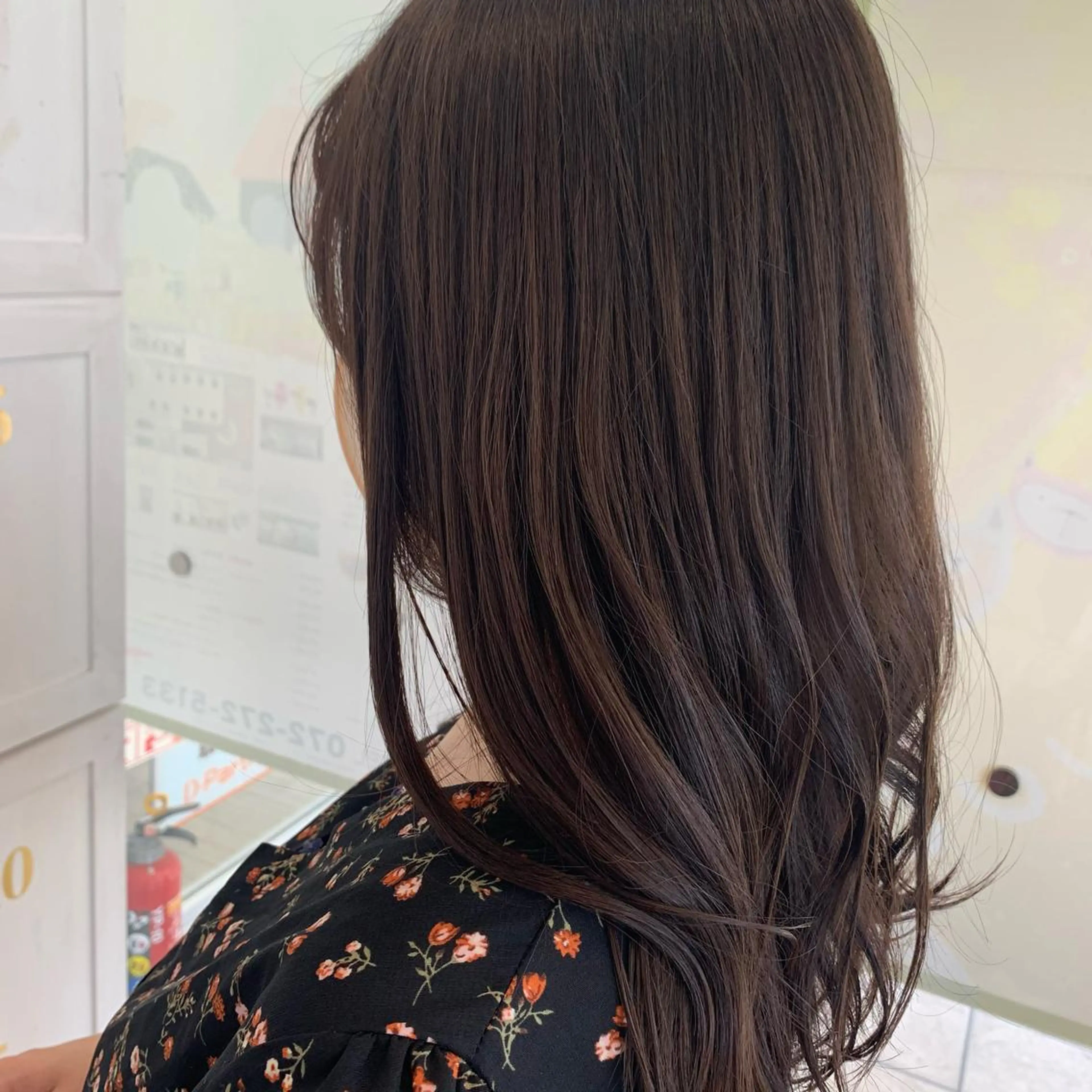 ロング カラー 吉田 夢のヘアスタイル