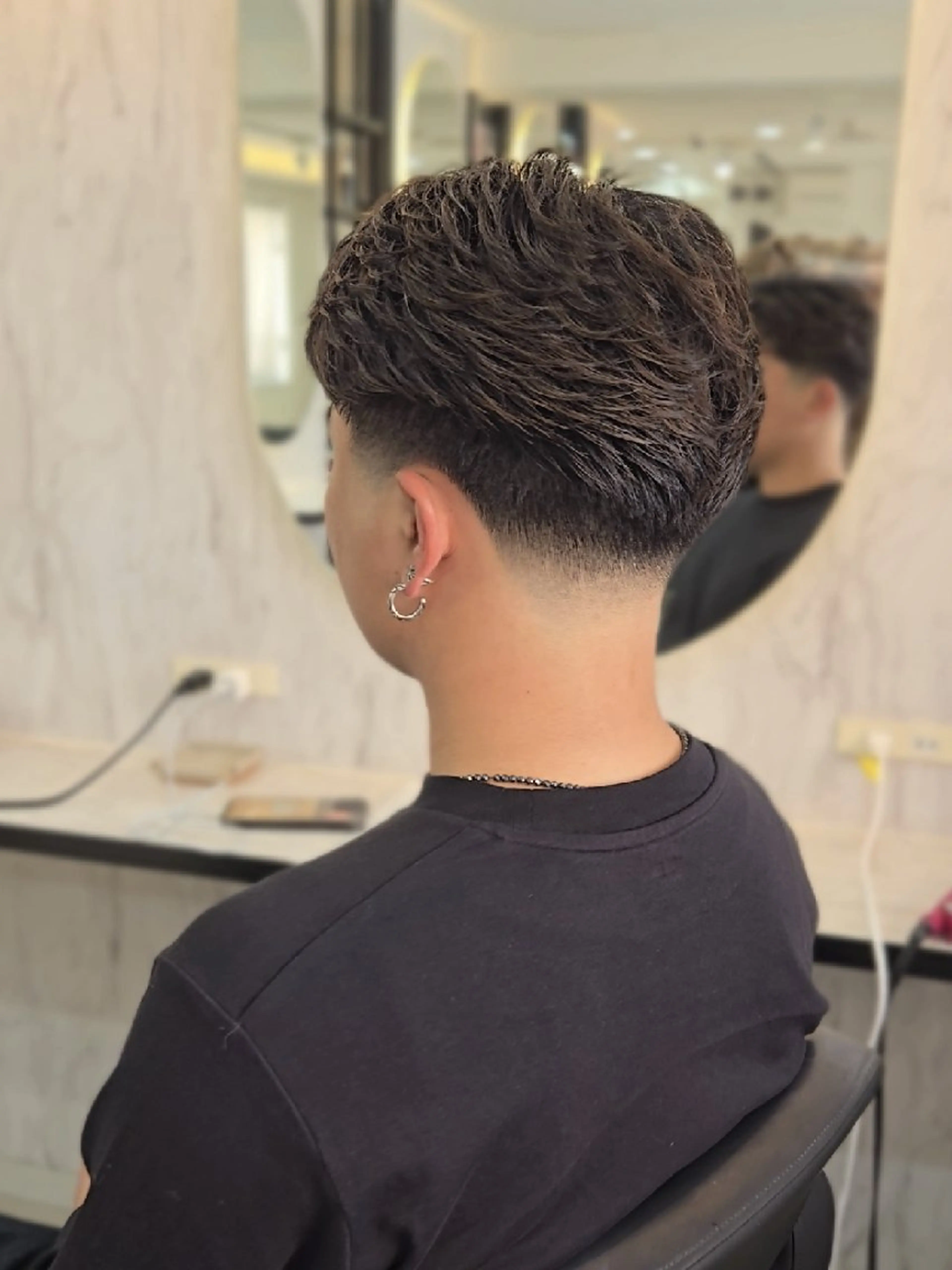 メンズ ショート フェードカット カット ヘアセット LEN名古屋/パーマ 海外ヘア/メンズ特化のヘアスタイル