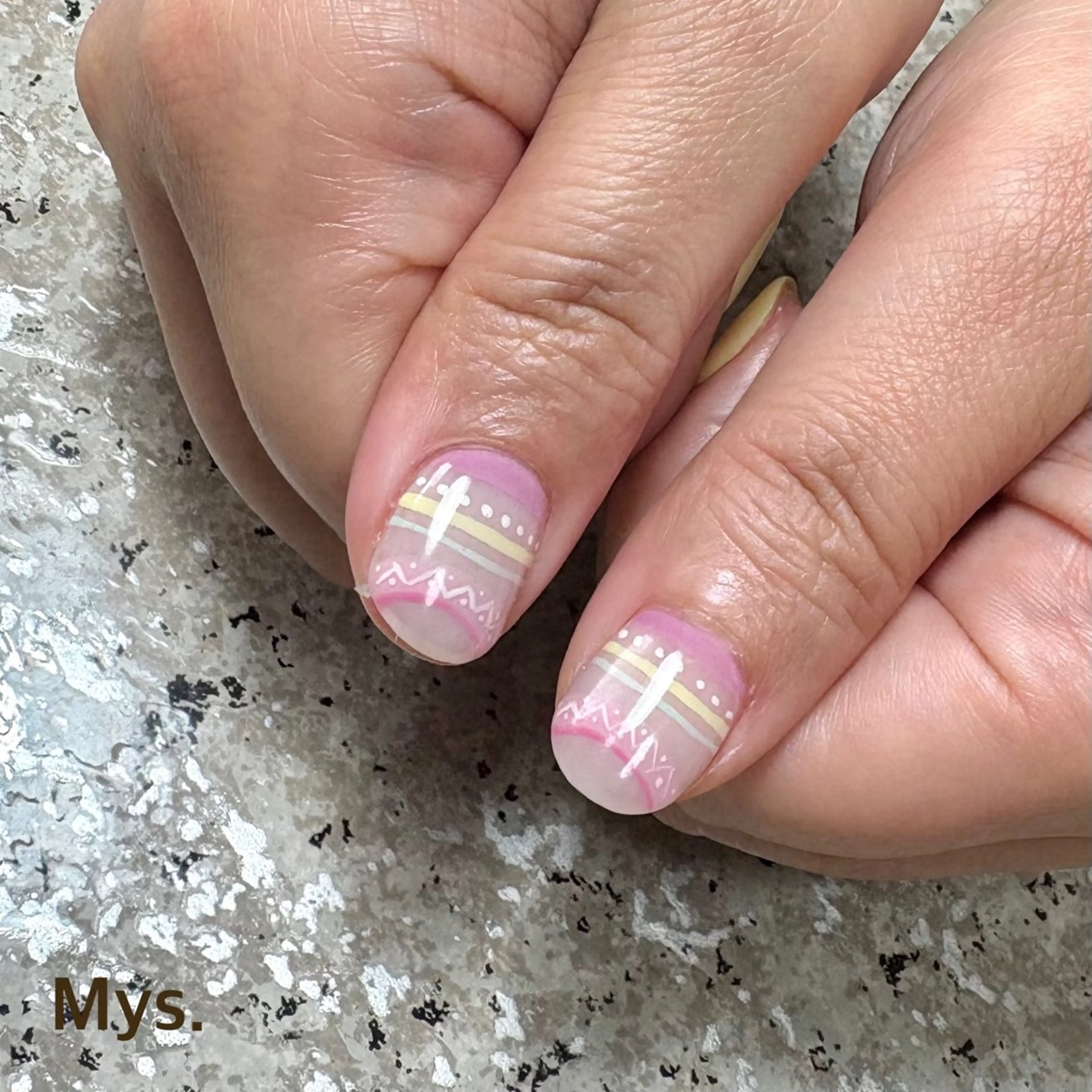 ネイル ハンドネイル Mys. 三上紗紀のネイルデザイン