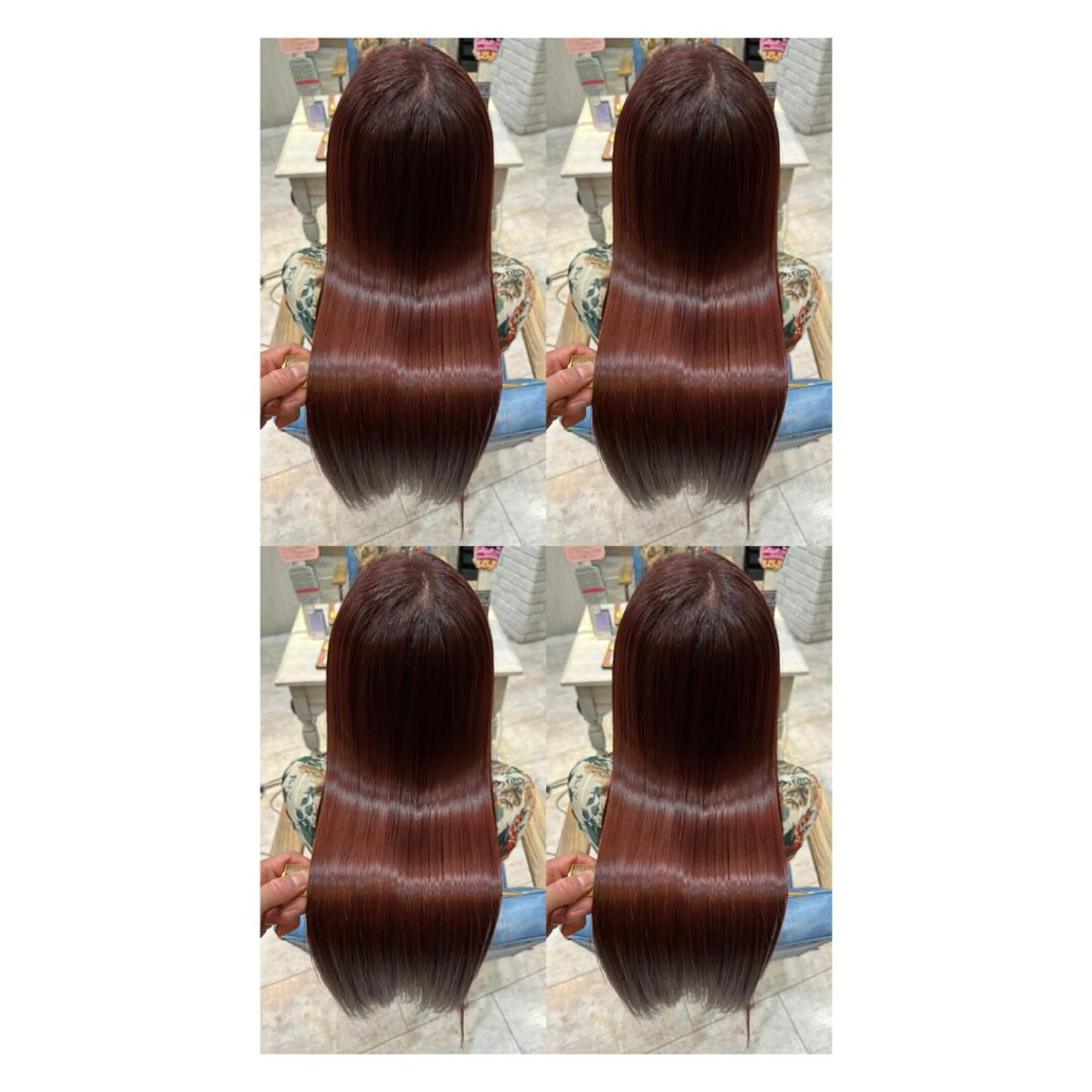 ロング カラー カット ヘアカラー トリートメント 店長✨レイヤー✖️ 髪質改善✖️韓国ヘアのヘアスタイル