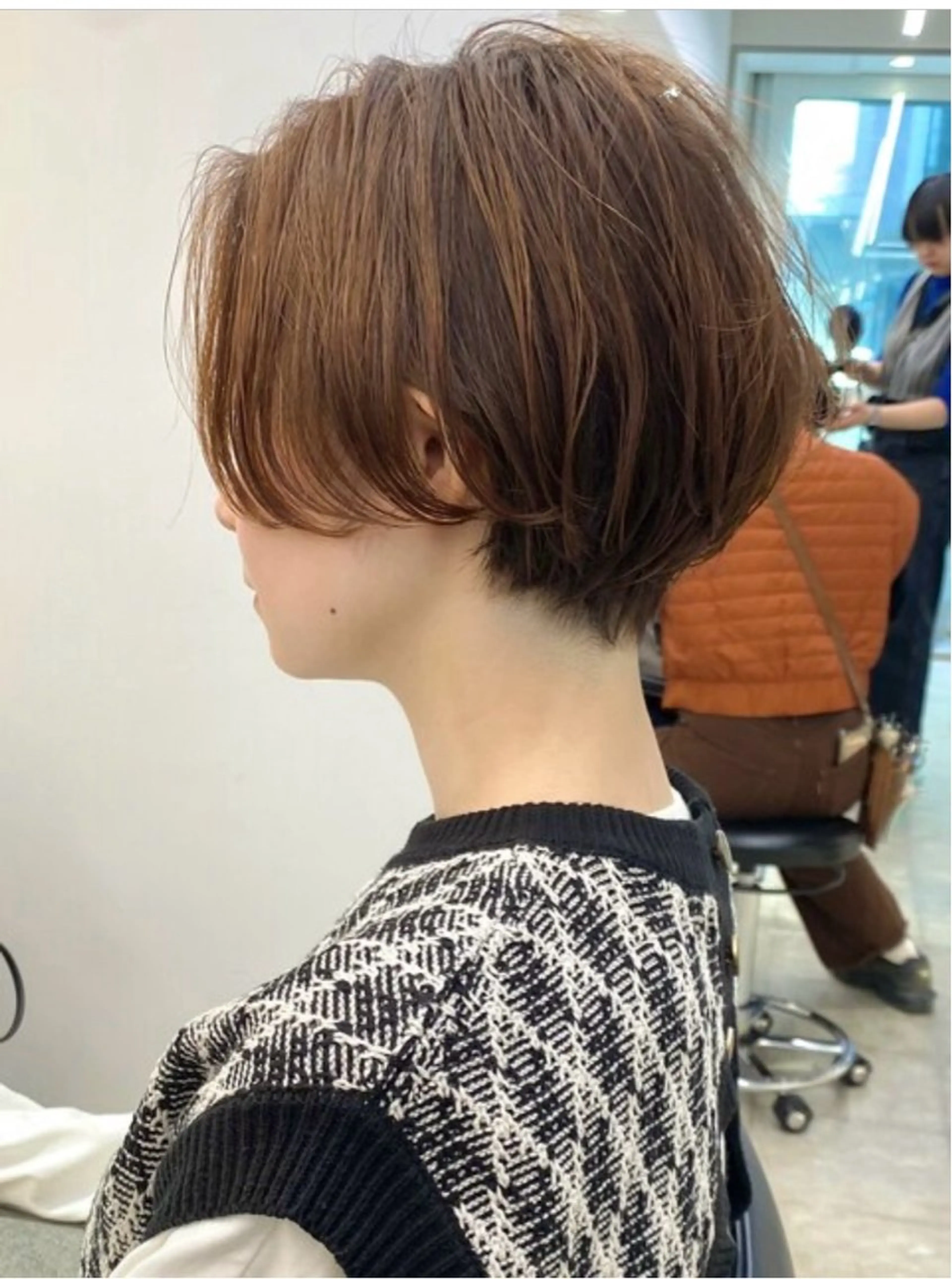 ショート パーマ mio/【日本橋】 撮影モデルのヘアスタイル